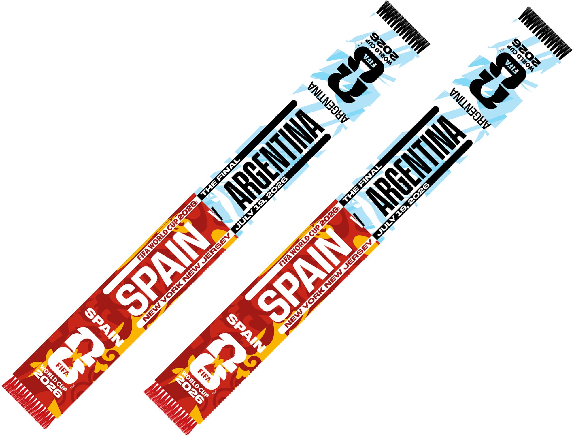 Global Scarves Argentina VS Spain 2026 FIFA World Cup Final