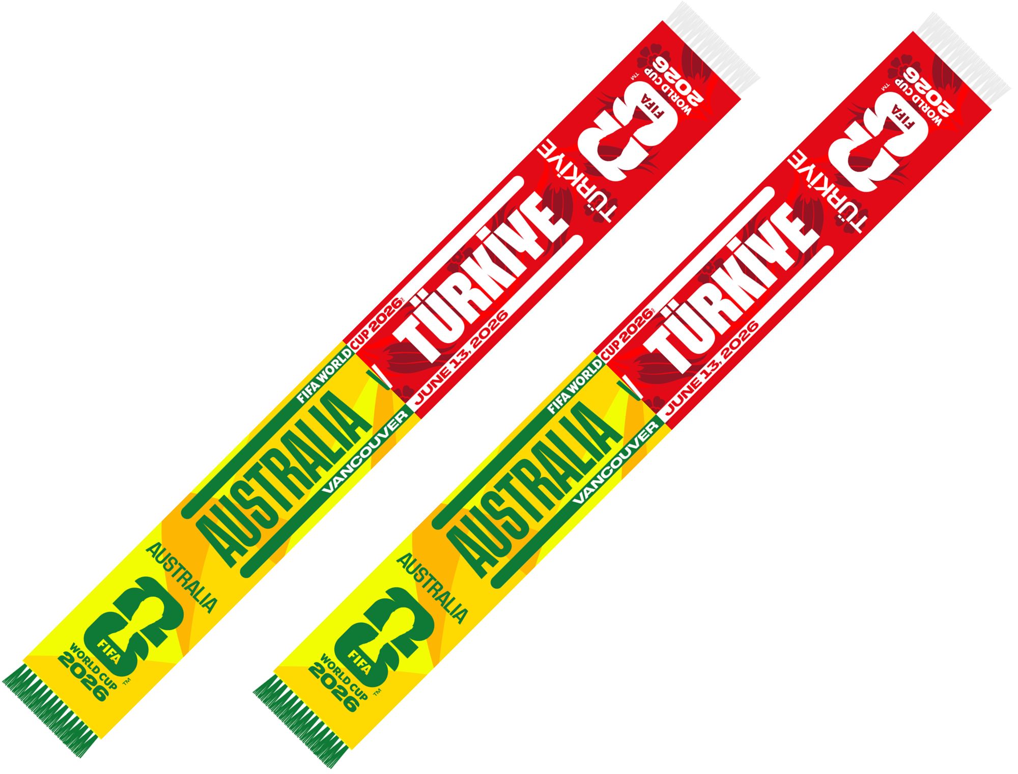 Global Scarves Australia VS Türkiye 2026 FIFA World Cup Matchup