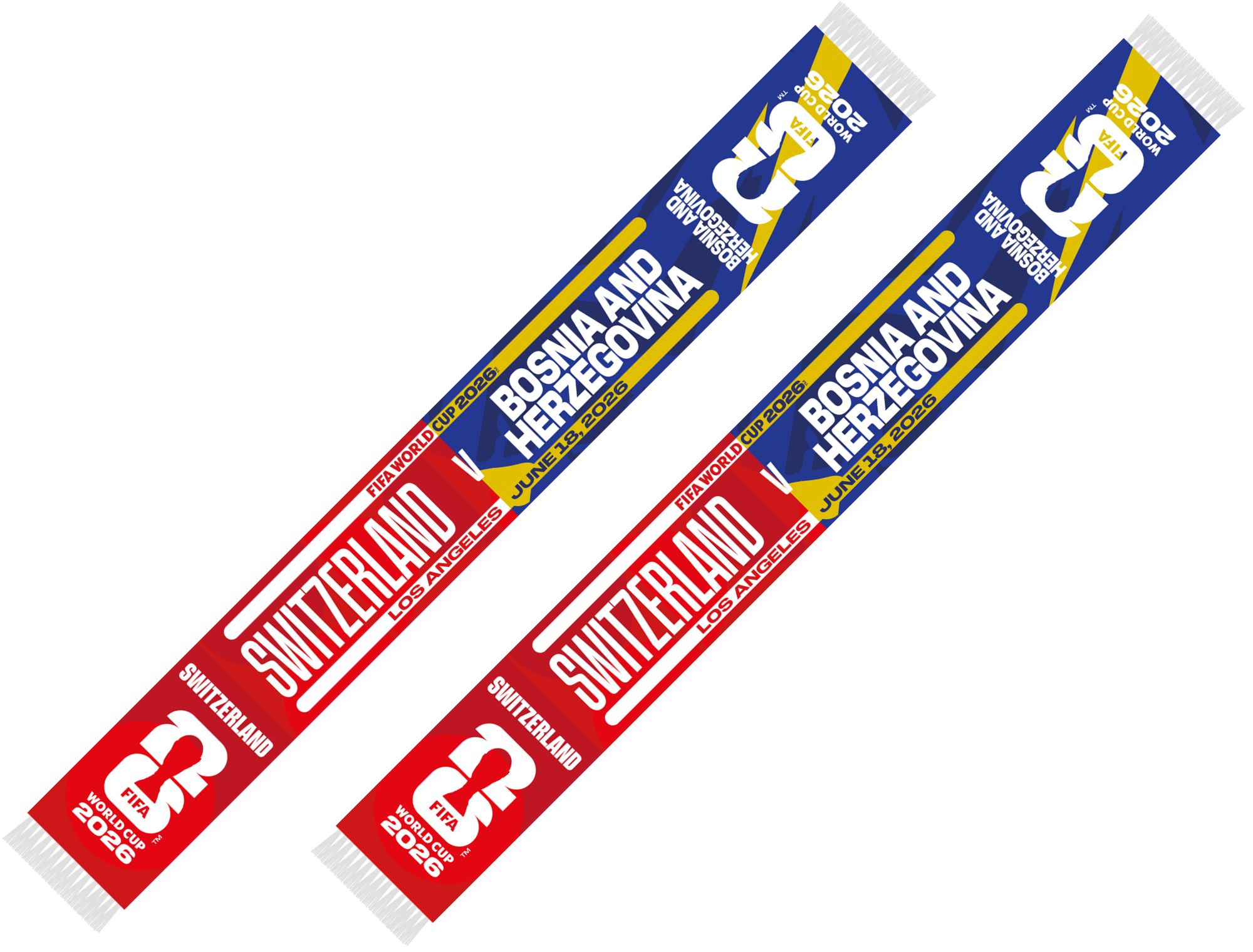 Global Scarves Switzerland VS Bosnia And Herzegovina 2026 FIFA