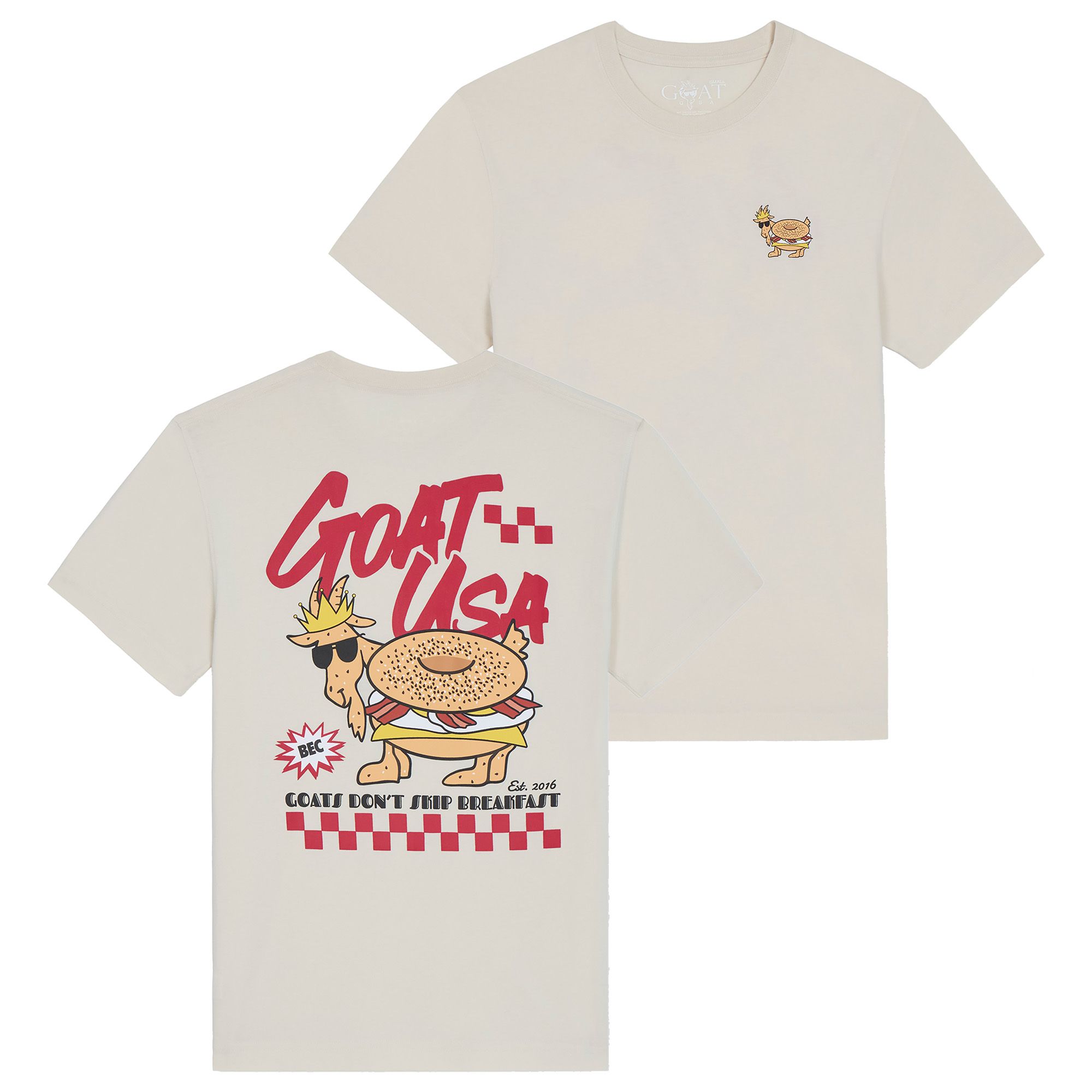 SIS 2PACK BRIEFING×GOAT TEE