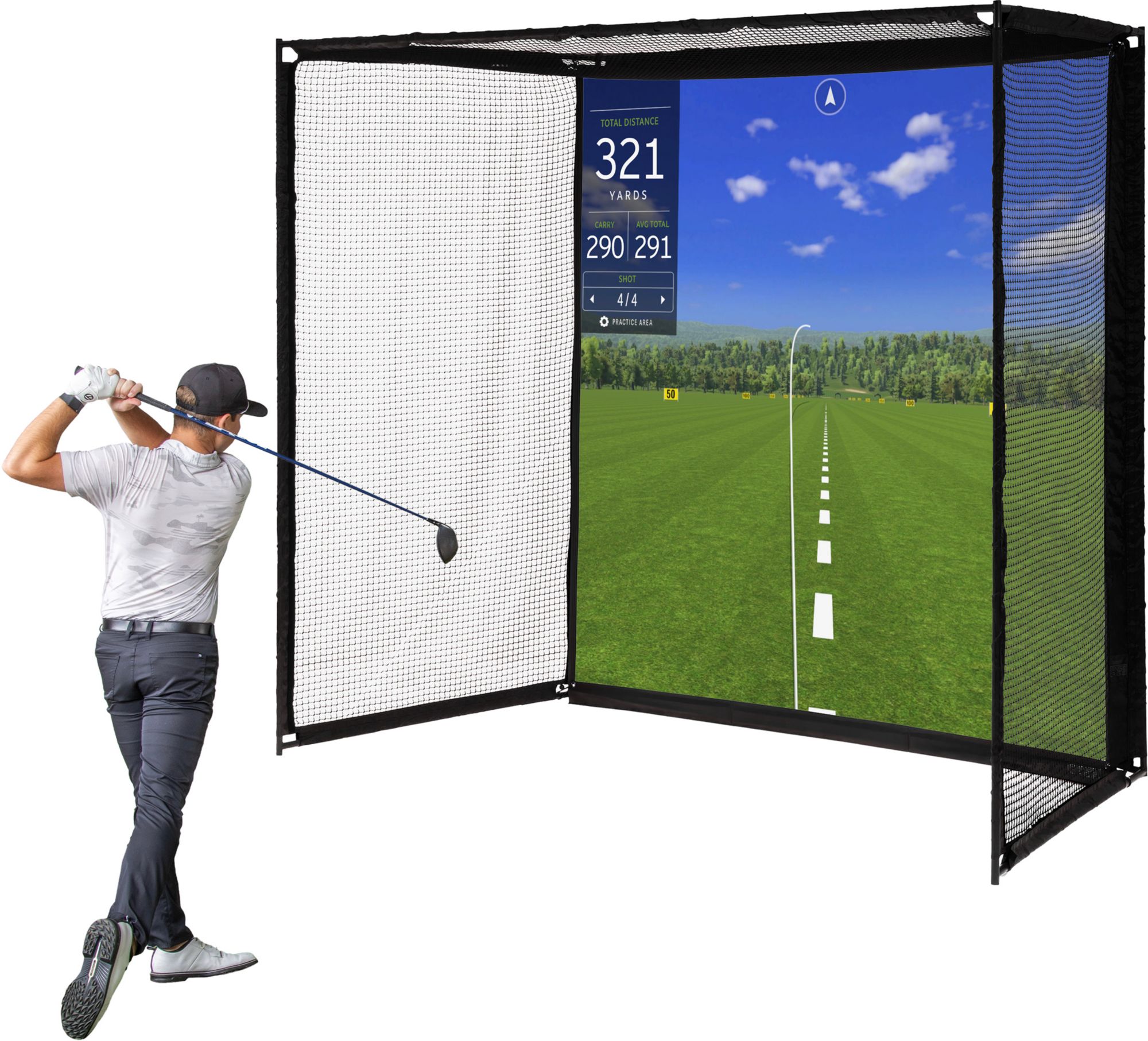 GoSports Range Cage ELITE Hitting Cage (10'x8') | Golf Galaxy