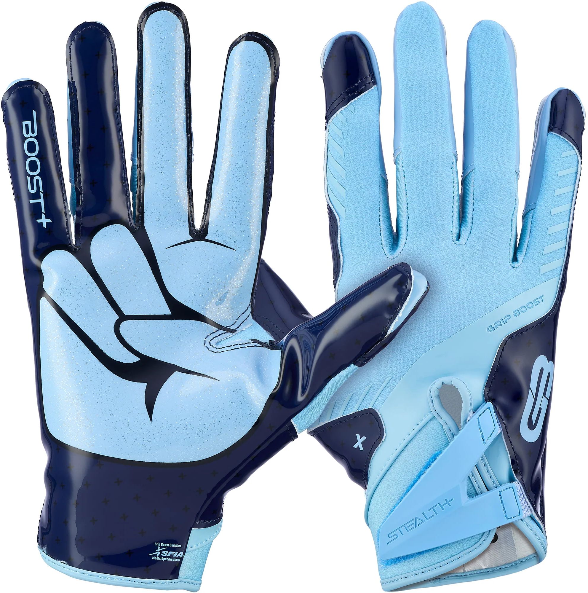 Grip Boost Adult Peace Stealth 6 Boost Plus Football Gloves
