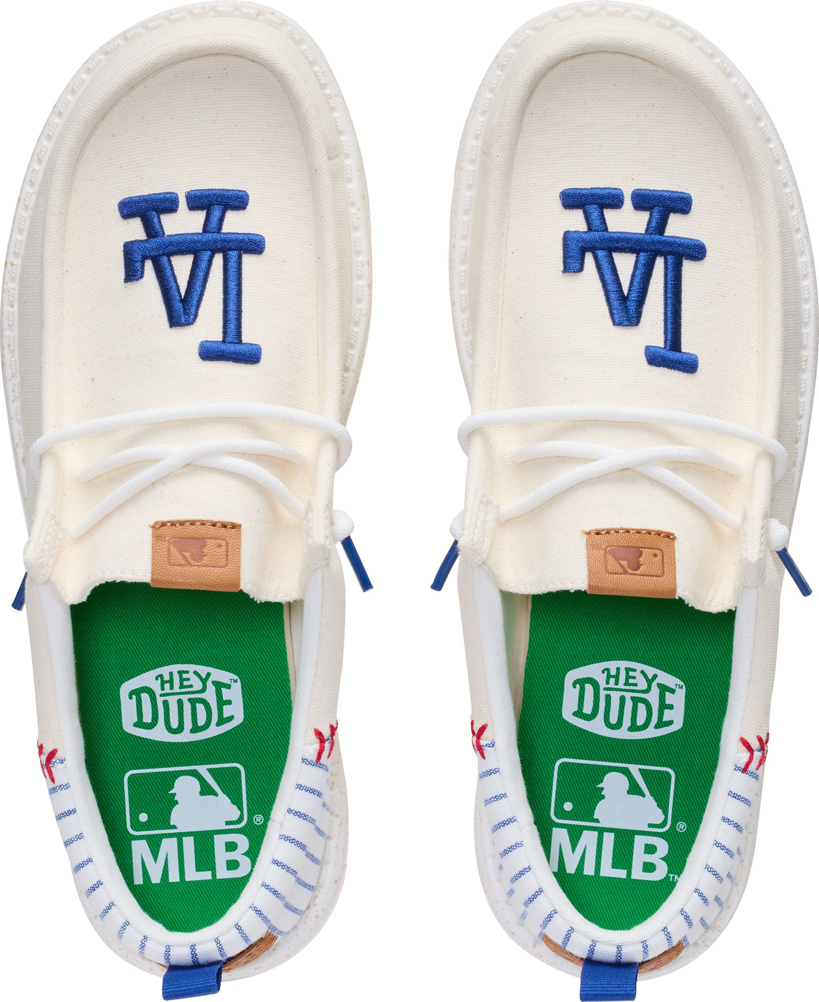 Hey Dude Men's Wally Funk MLB Vintage Dodgers Shoes | Dick's