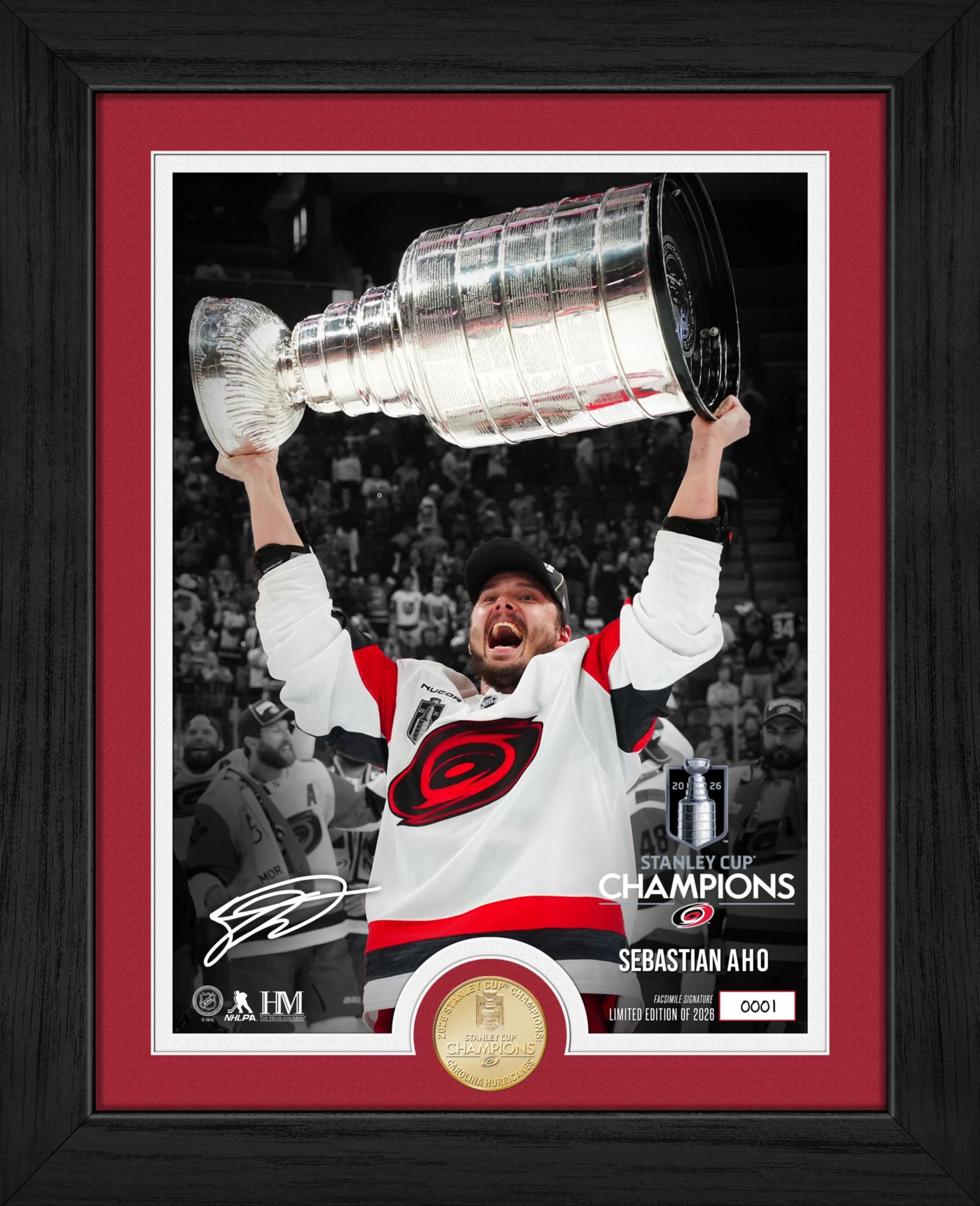 Highland Mint Carolina Hurricanes 2026 Stanley Cup Champions Aho