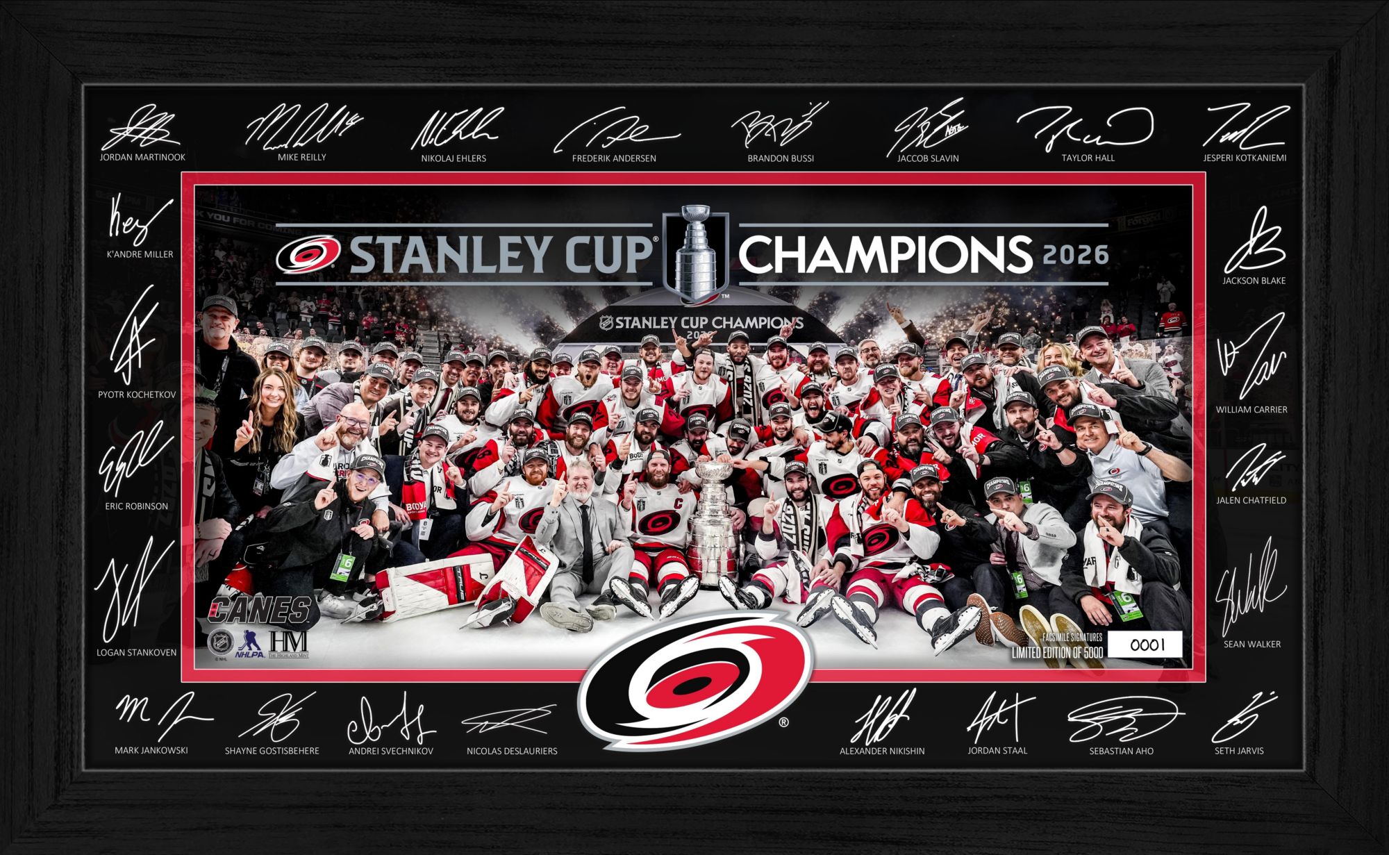 Highland Mint Carolina Hurricanes 2026 Stanley Cup Champions