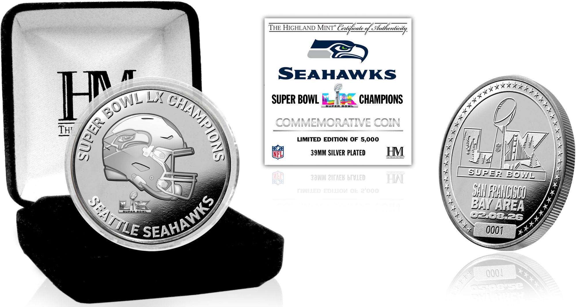 Highland Mint 2025-26 Super Bowl LX Champions Seattle Seahawks