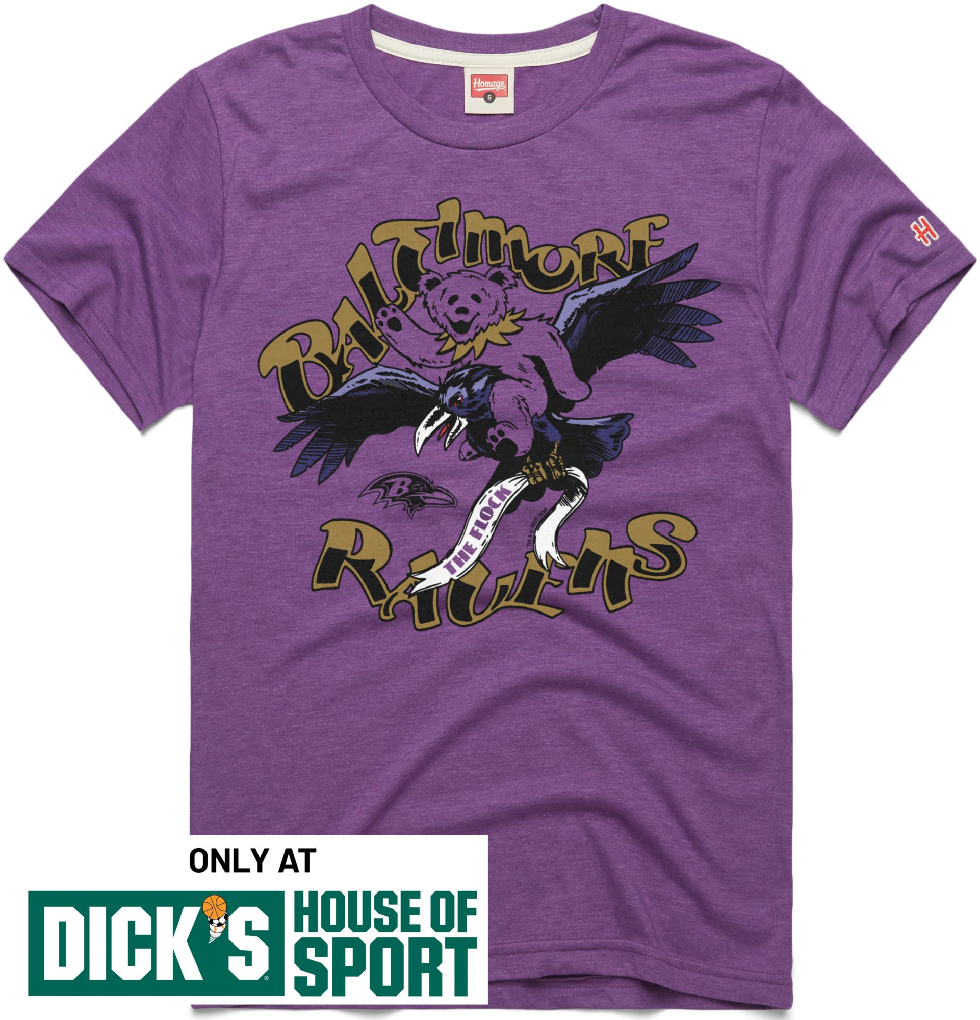 HOMAGE Men's Baltimore Ravens Grateful Dead T-Shirt | Dick's