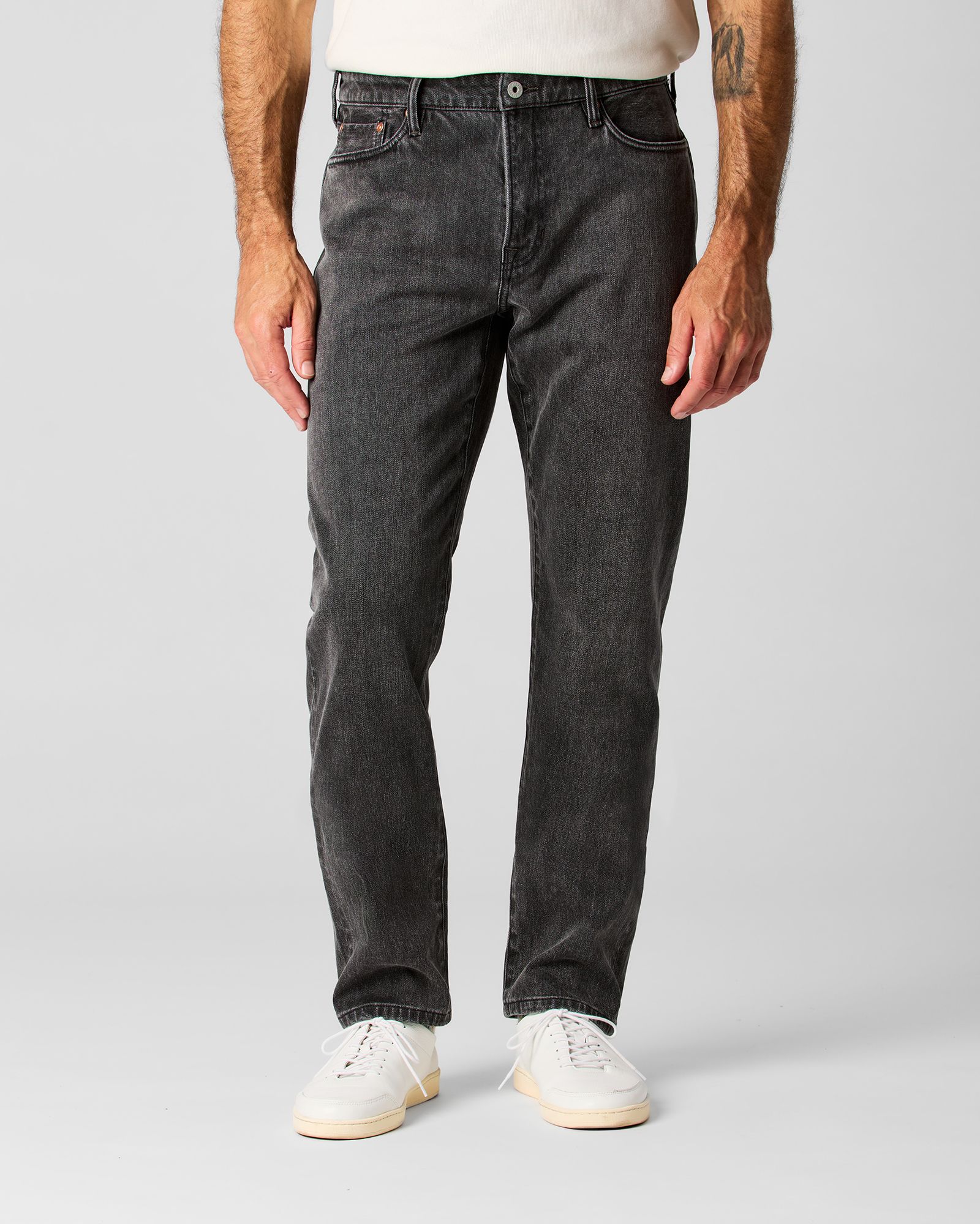 Huckberry Men's Stretch Selvedge Denim HB Straight Fit Pant by