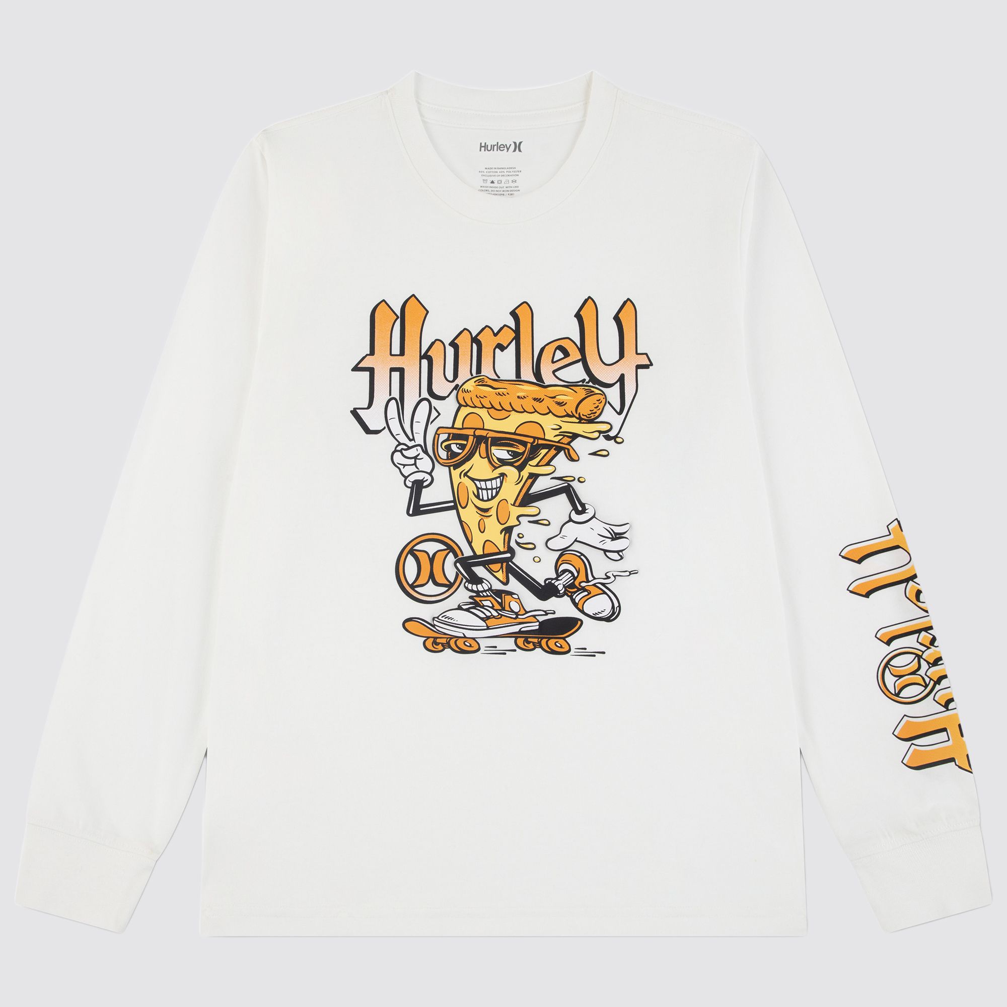 Hurley Boys' Skate Pizza Long-Sleeve Graphic Tee | Dick's Sporting