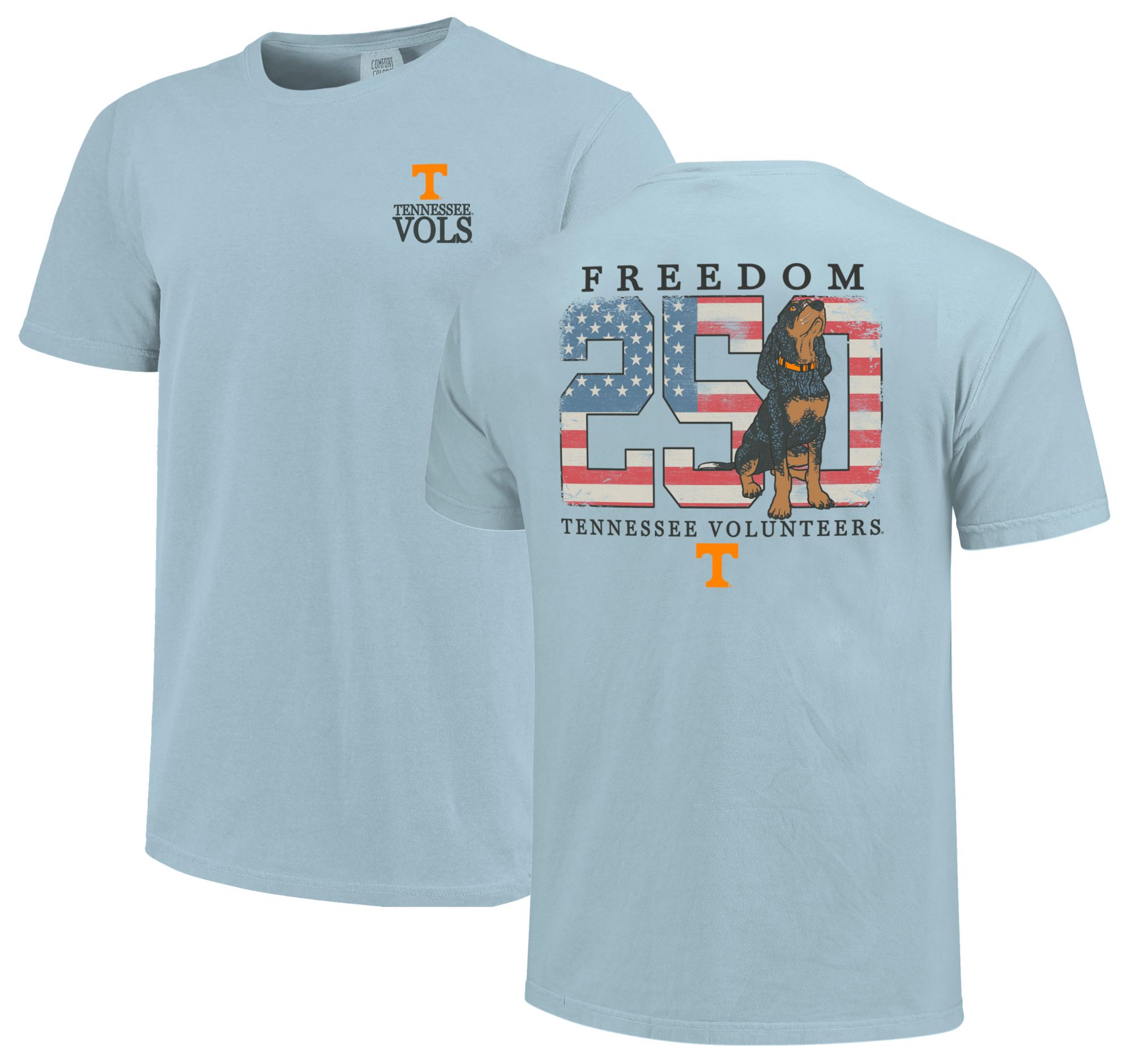 Image One Men's Tennessee Volunteers Chambray Americana Mascot 250