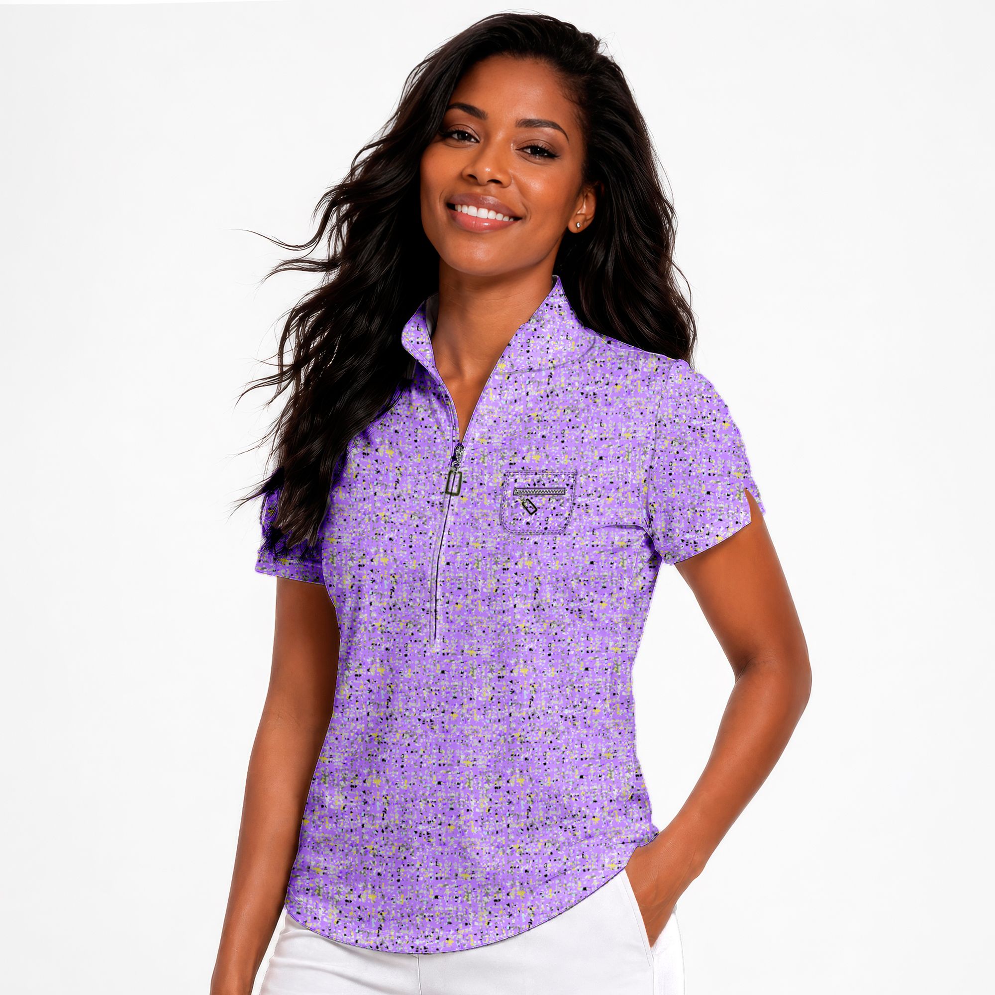 Jamie Sadock Women's Confetti Short Sleeve Golf Polo | Dick's