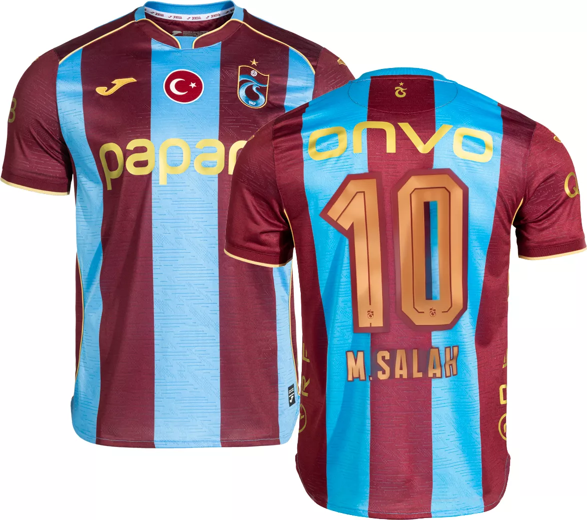 JOMA Adult Trabzonspor FC Mohamed Salah Home Authentic Jersey