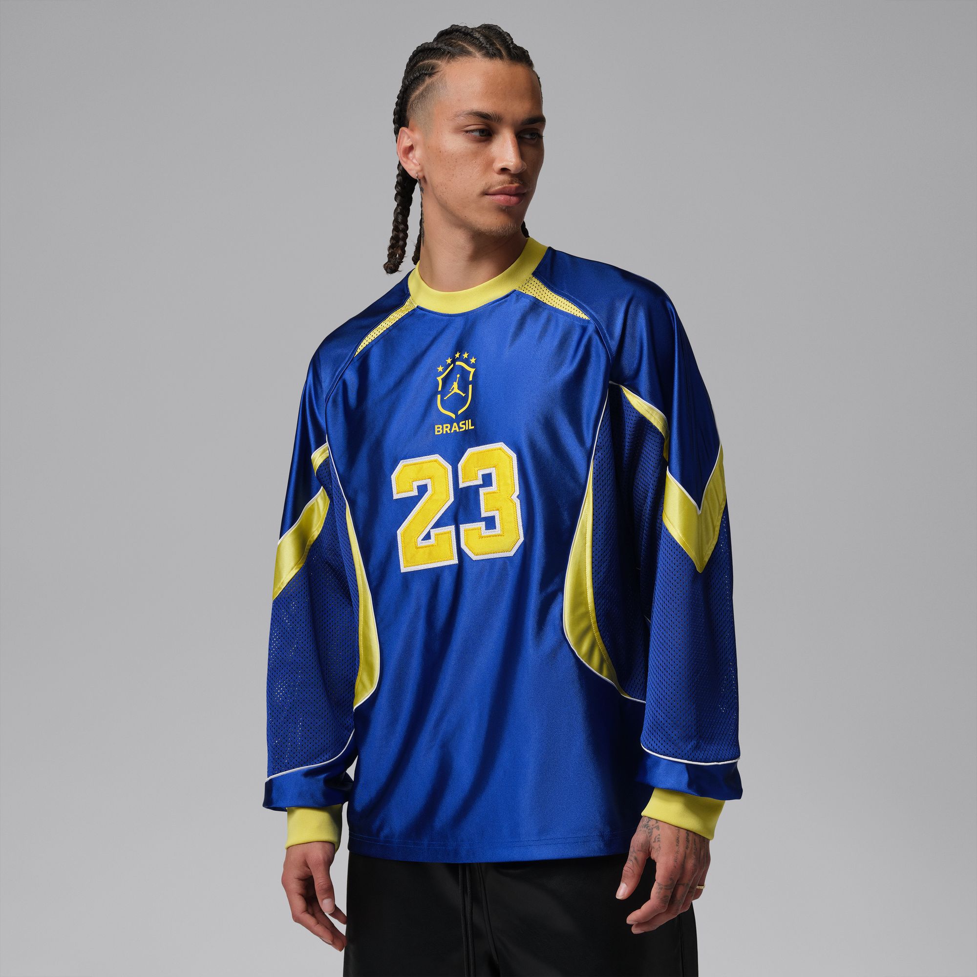 L Brasil サッカーシャツ Brand 【新品タグ付き】Jordan
