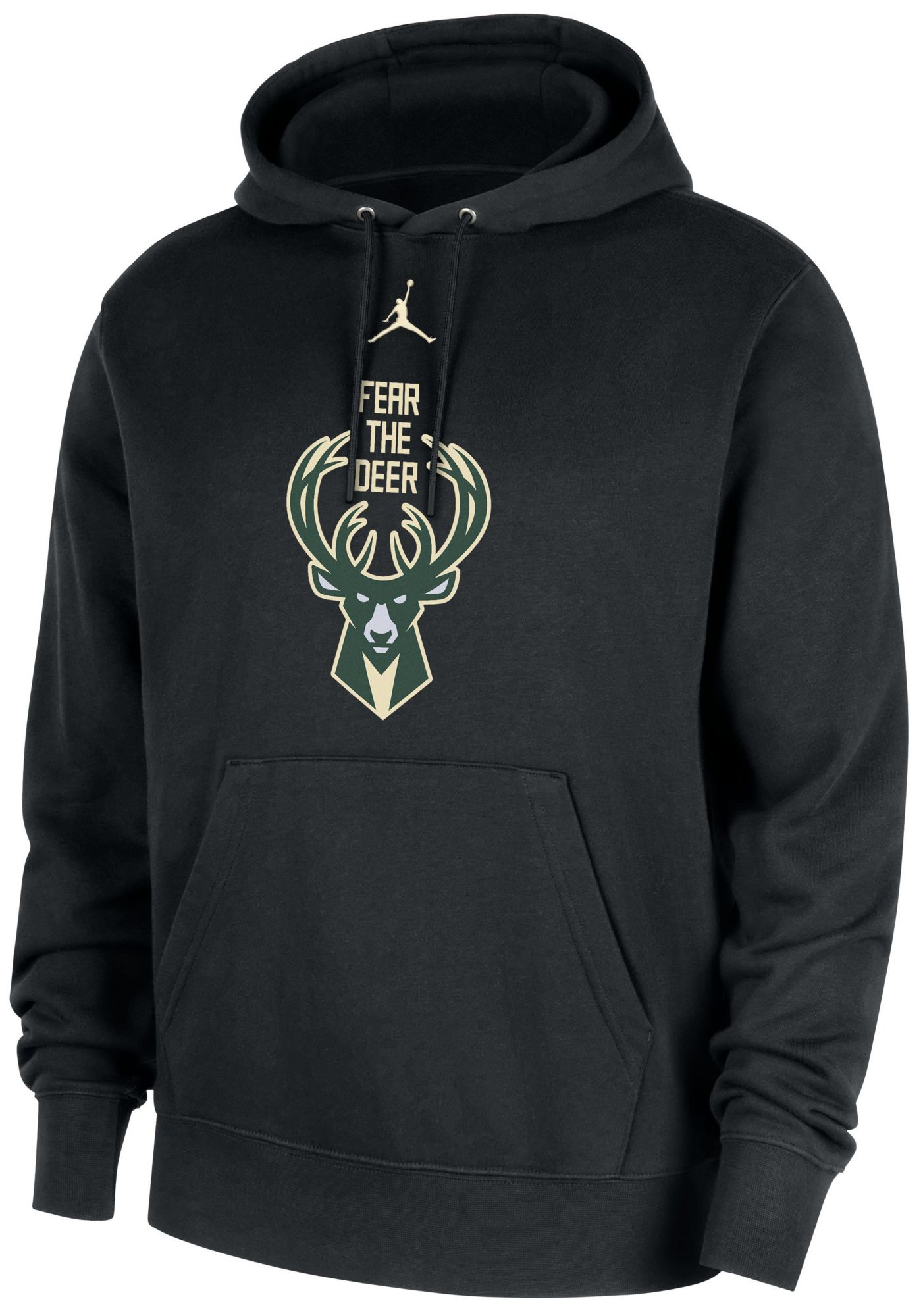 Jordan Men's Milwaukee Bucks Black Club Hoodie | Dick's Sporting Goods