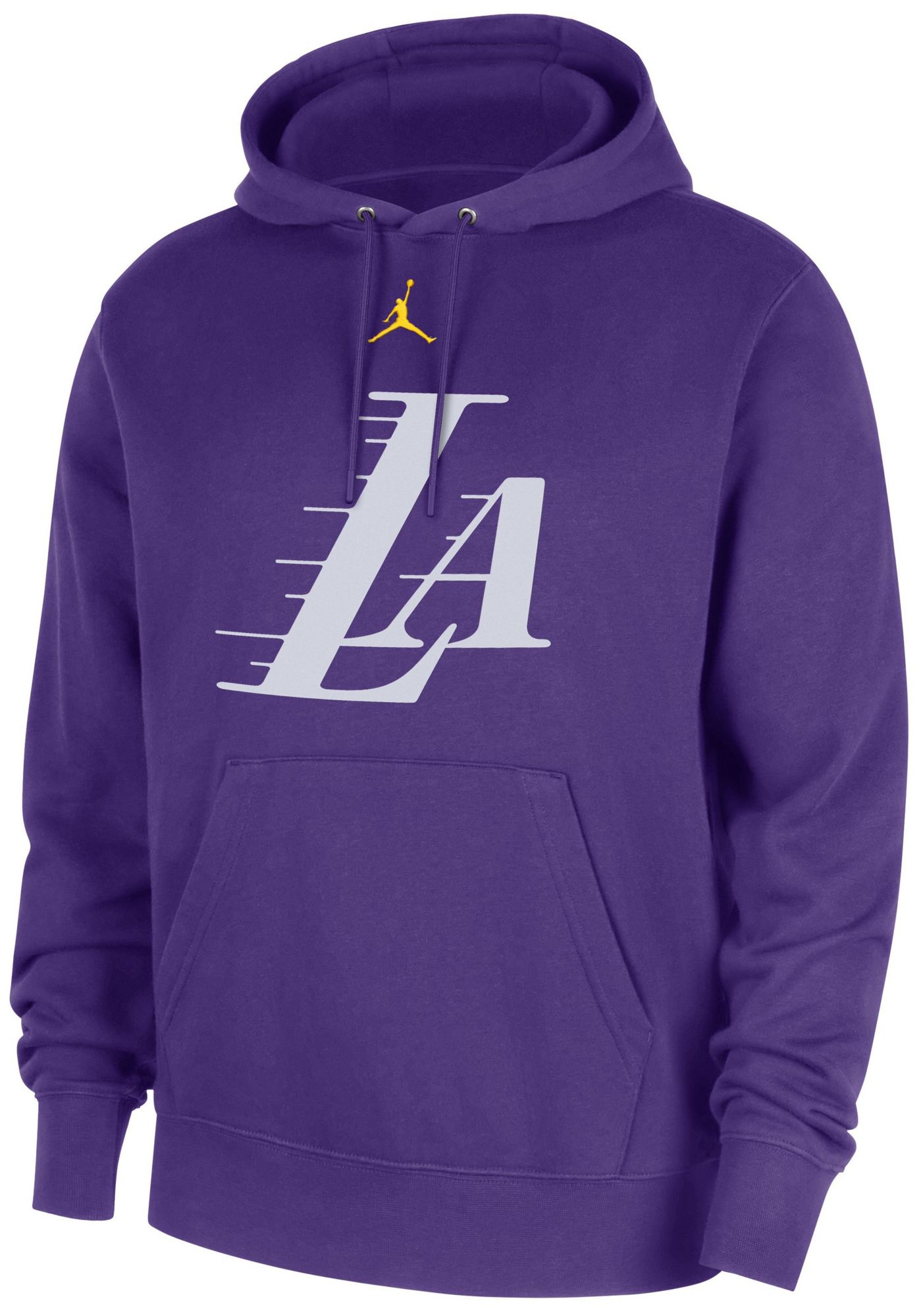 Jordan Men's Los Angeles Lakers Purple Club Hoodie | Dick's