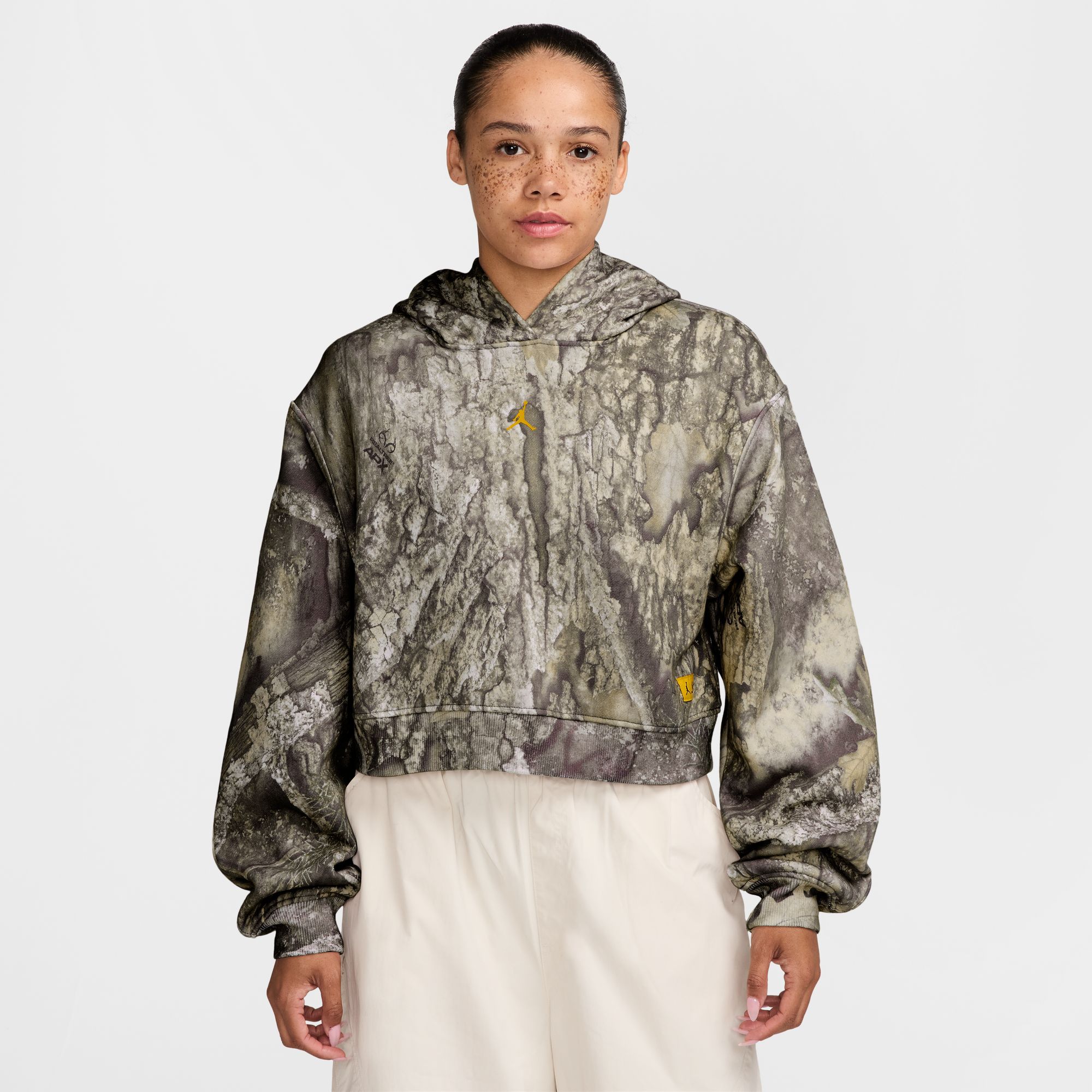 Jordan Women's Brooklyn Realtree Cropped Pullover Hoodie | Dick's