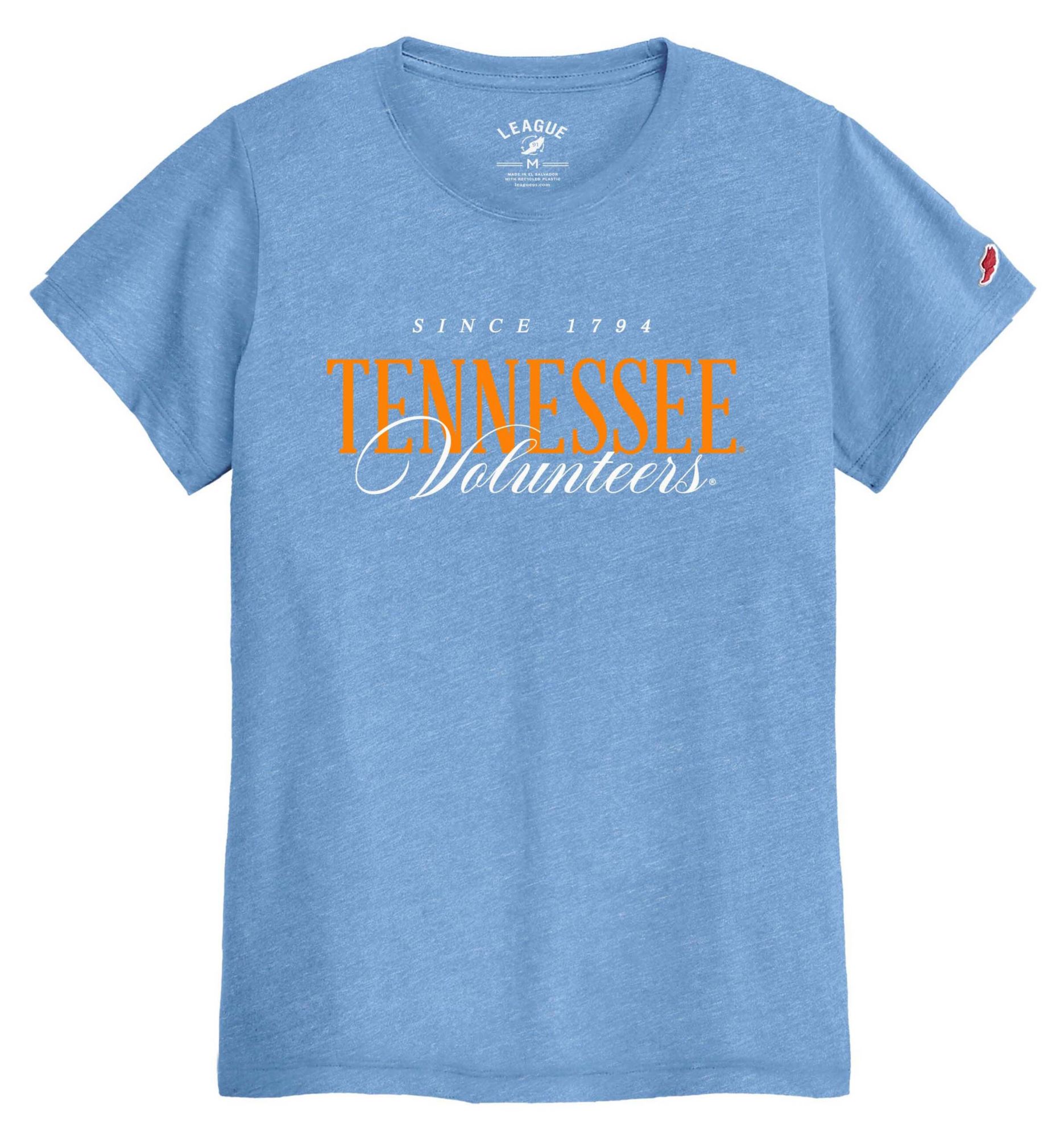League-Legacy Women's Tennessee Volunteers Light Blue Intramural T