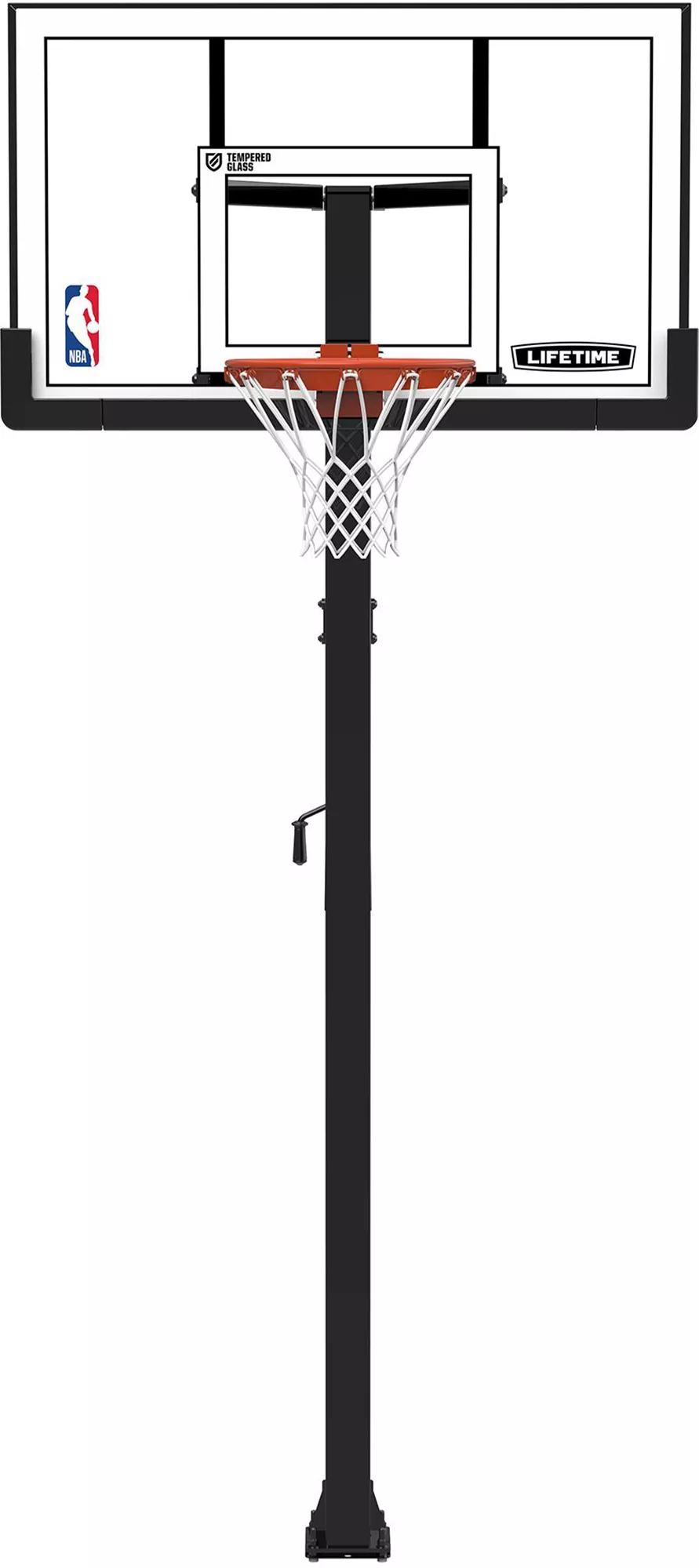 Lifetime 54” NBA Legend Tempered Glass In-Ground Basketball Hoop