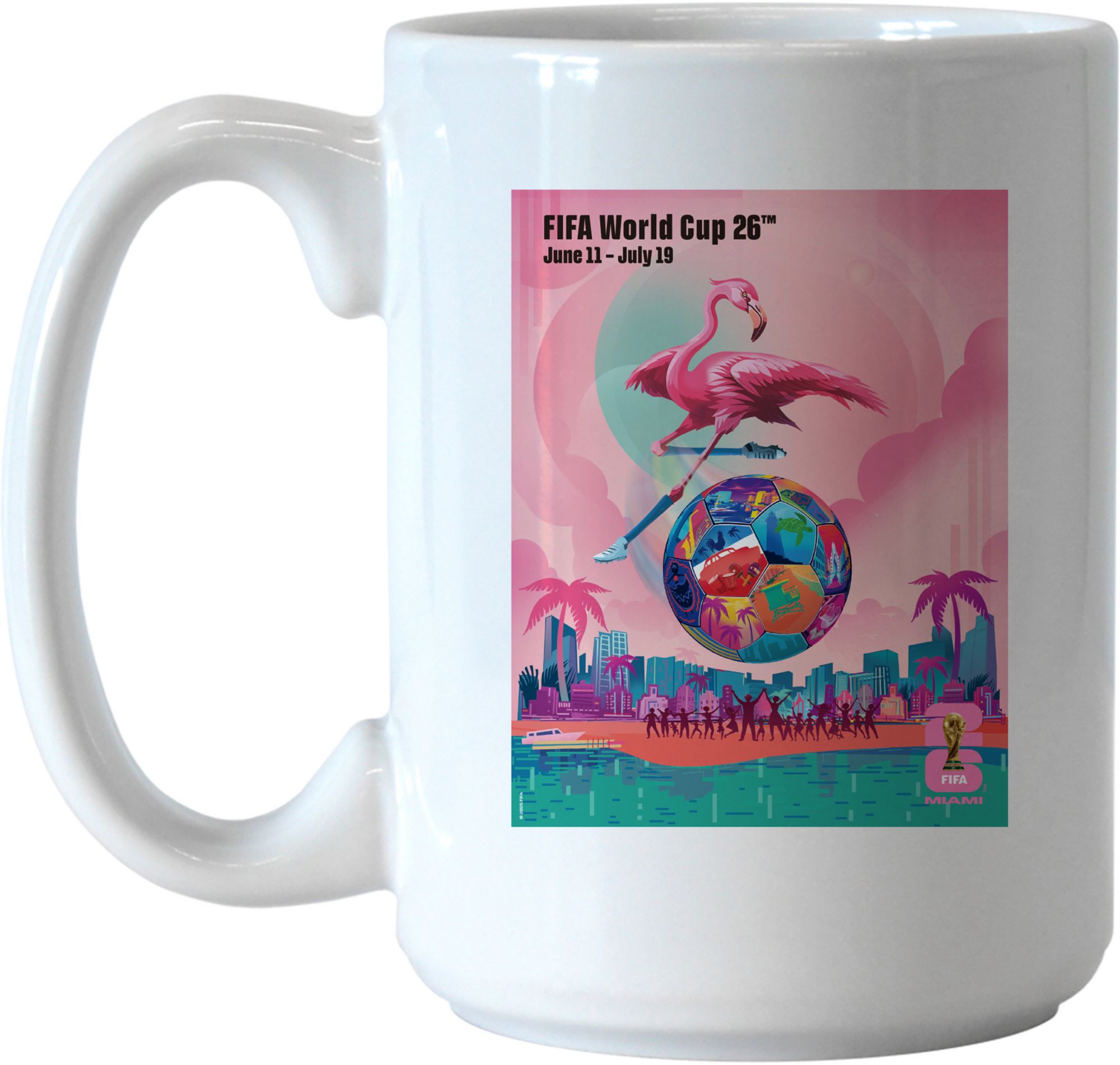 Logo 2026 World Cup City Miami White Mug | Dick's Sporting Goods