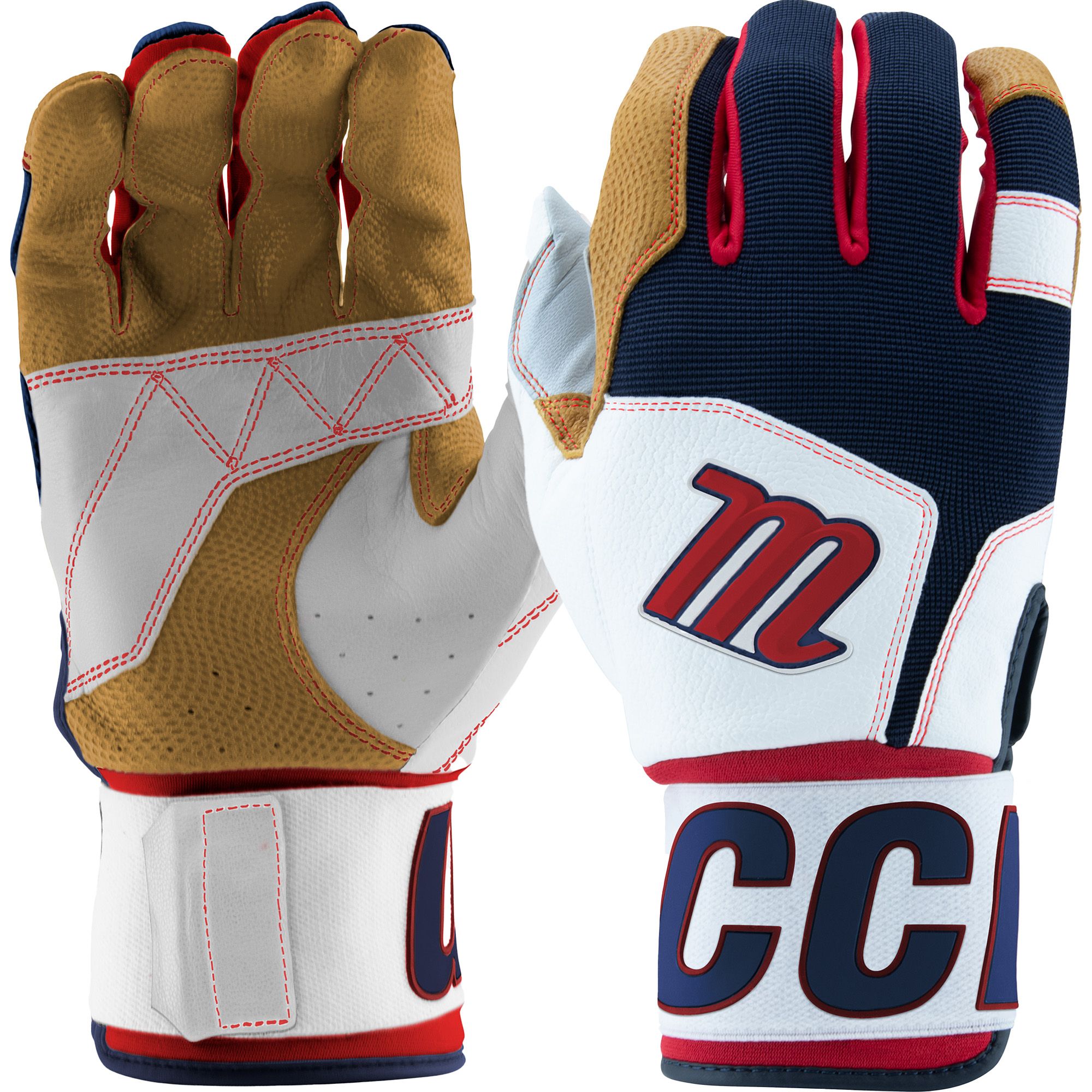 Marucci Youth Blacksmith II Full Wrap USA Batting Gloves | Dick's