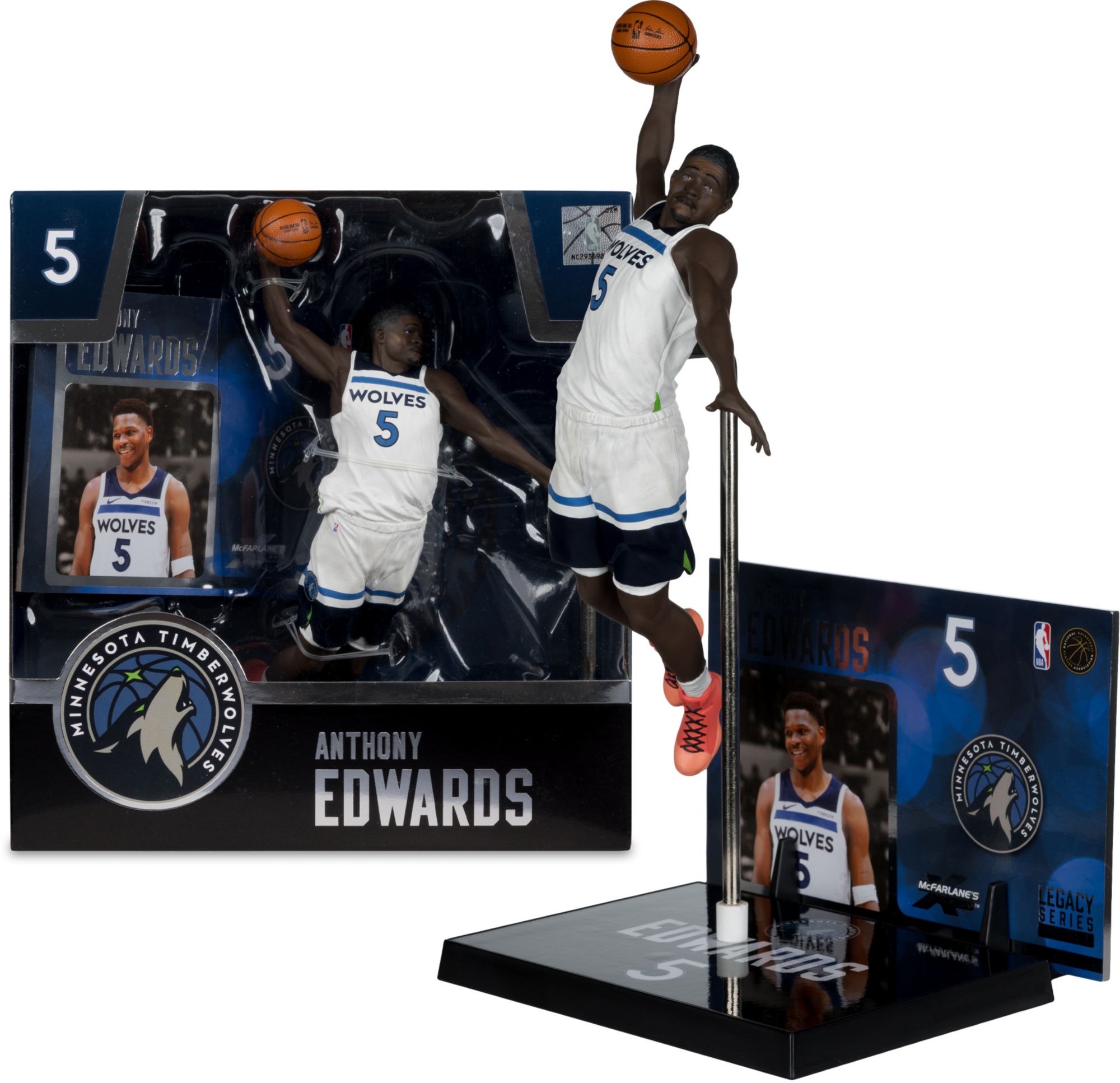 McFarlane SportsPicks Minnesota Timberwolves Anthony Edwards Posed