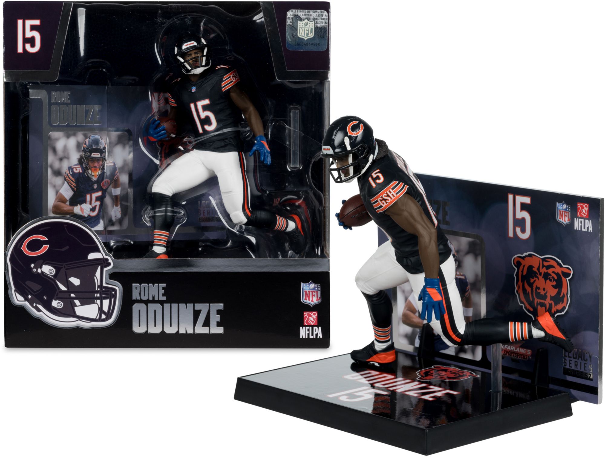McFarlane Toys NFL Chicago Bears Rome Odunze Pose Figure | Dick's