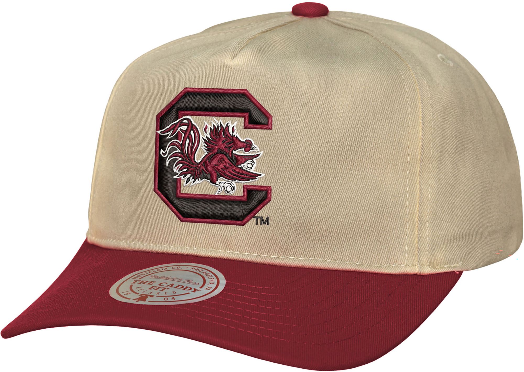 Mitchell & Ness Adult South Carolina Gamecocks Off White and Red
