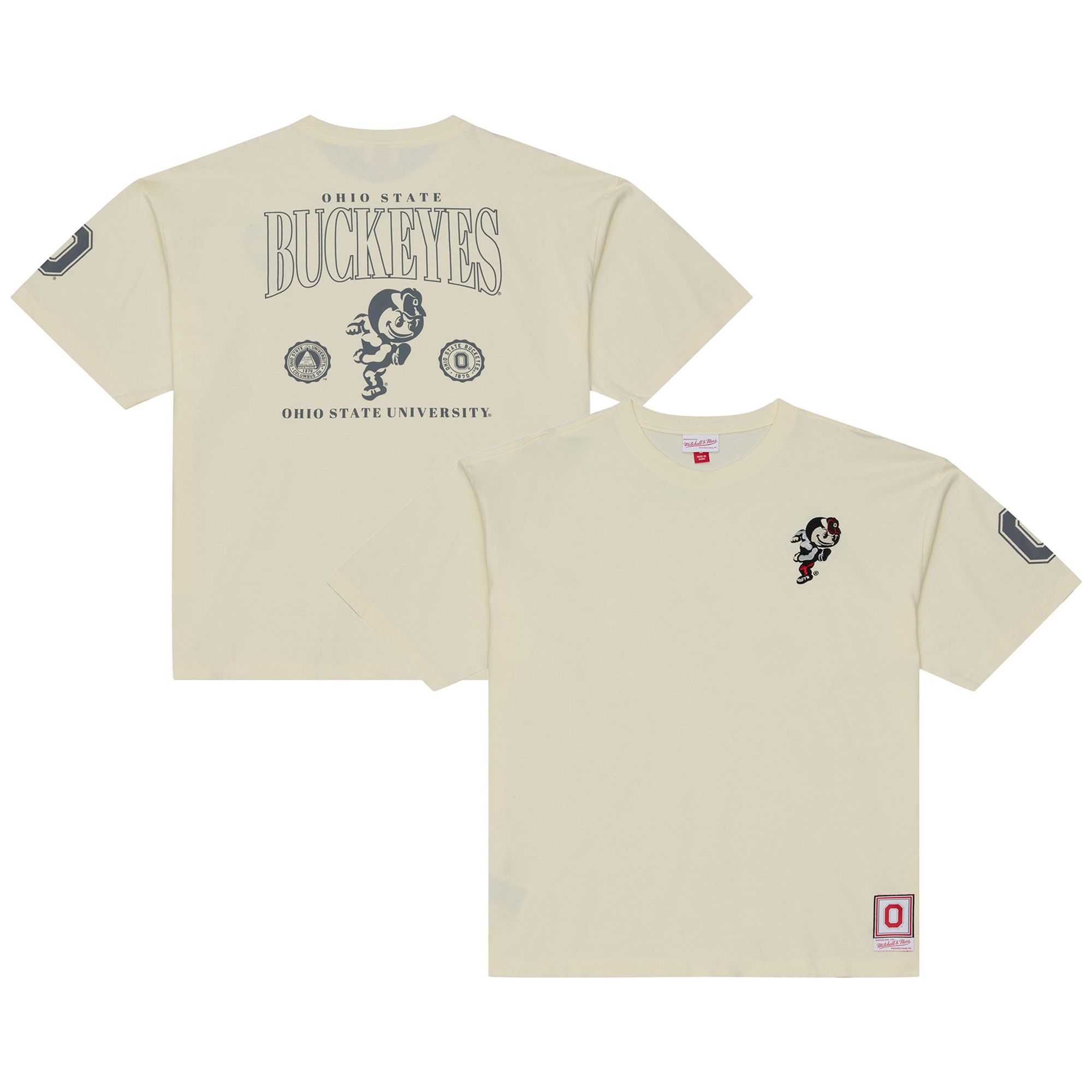 Mitchell & Ness Men's Ohio State Buckeyes Vintage White Heritage