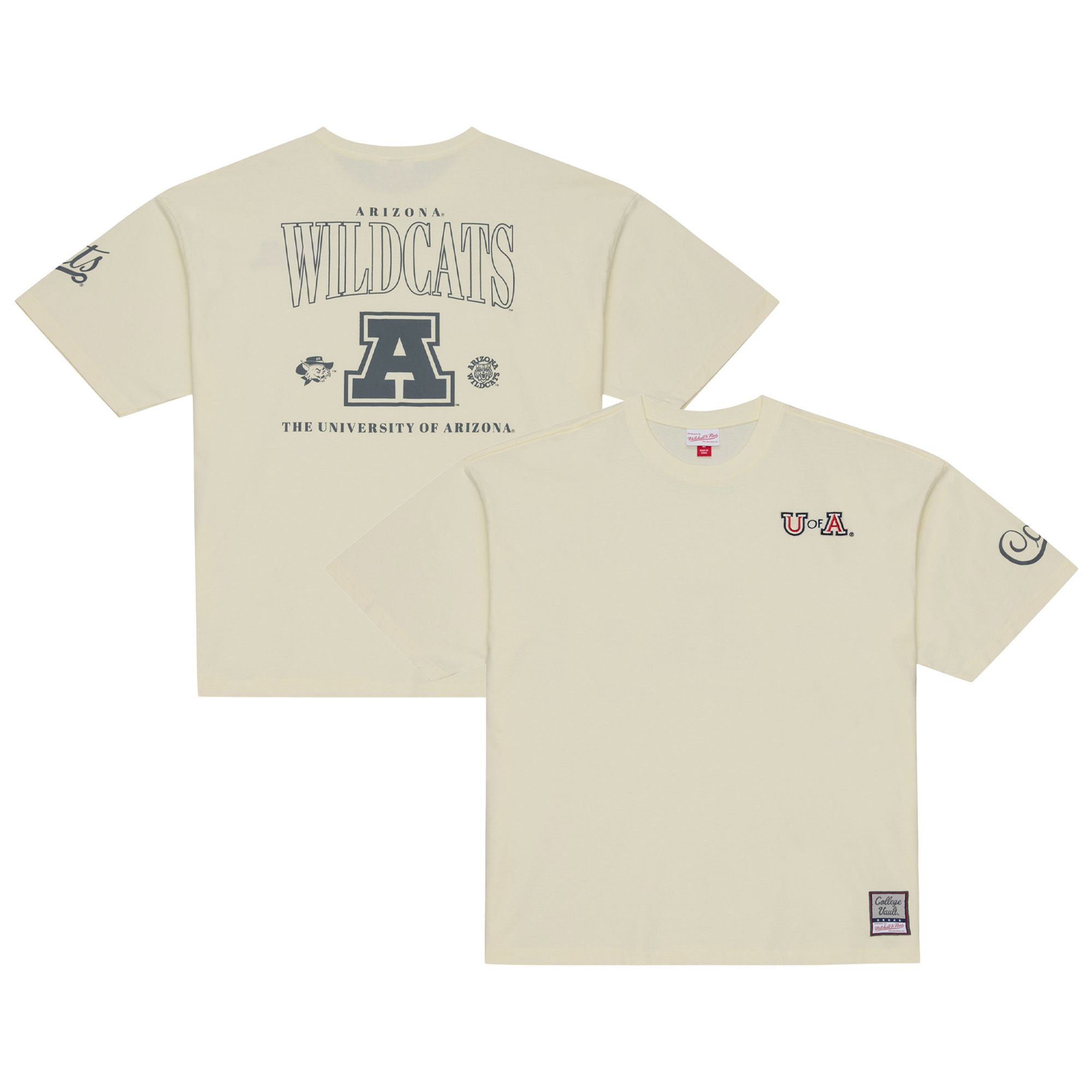 Mitchell & Ness Men's Arizona Wildcats Vintage White Heritage Hues