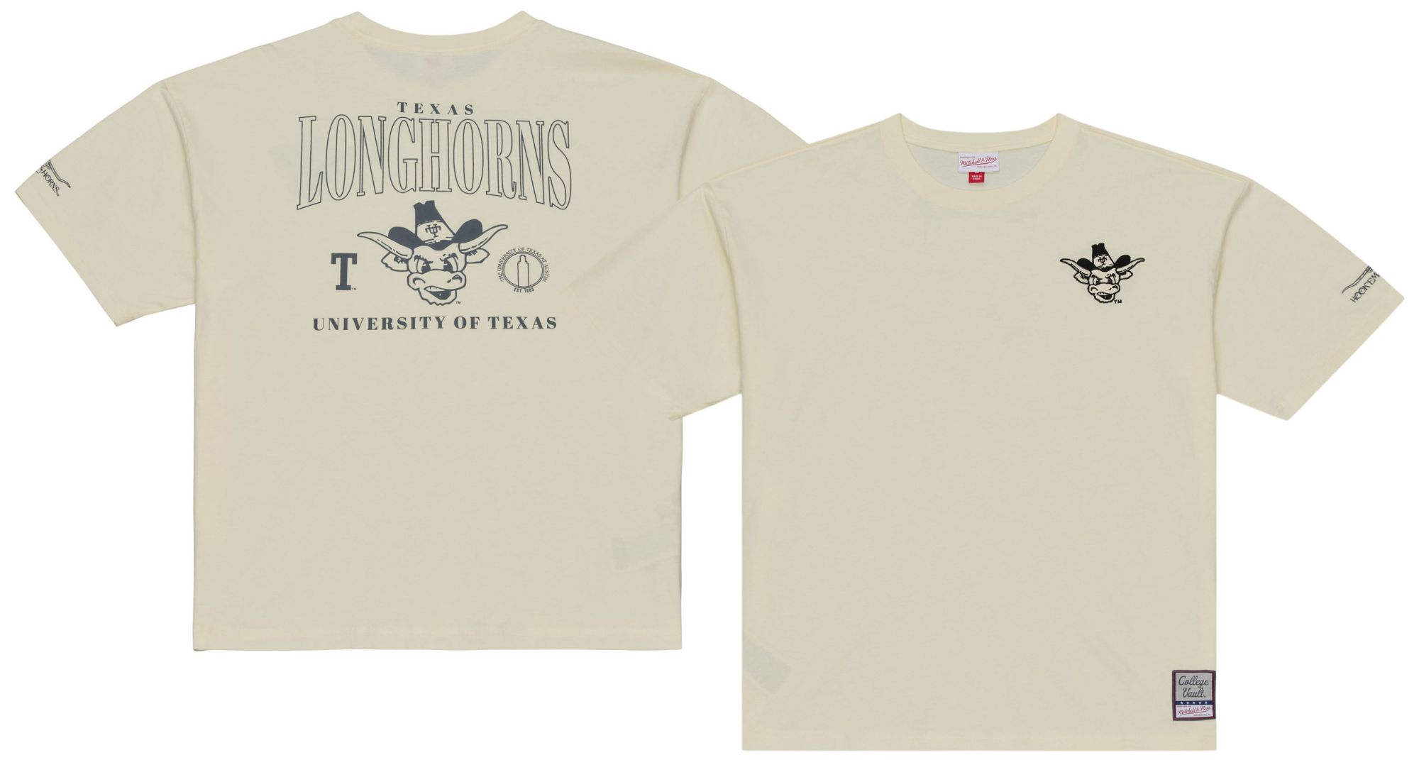 Mitchell & Ness Men's Texas Longhorns Vintage White Heritage Hues