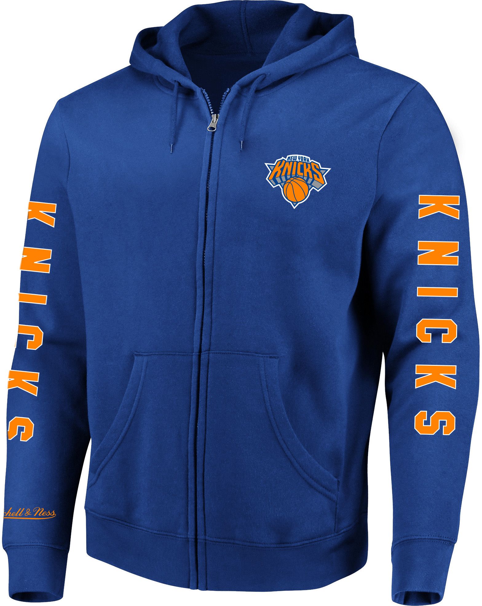 Mitchell & Ness Men's New York Knicks Big & Tall Full-Zip Hoodie