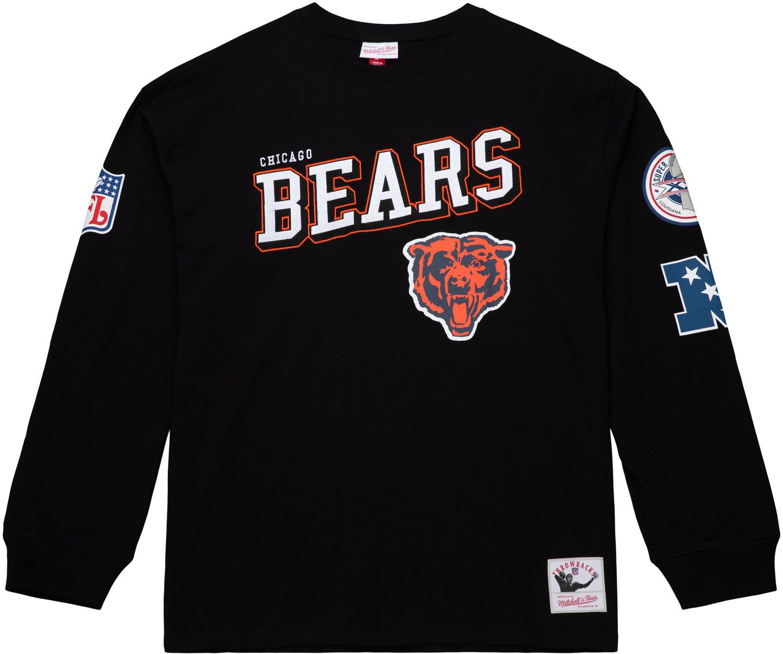 Mitchell & Ness Men's Chicago Bears Black Training Camp Long