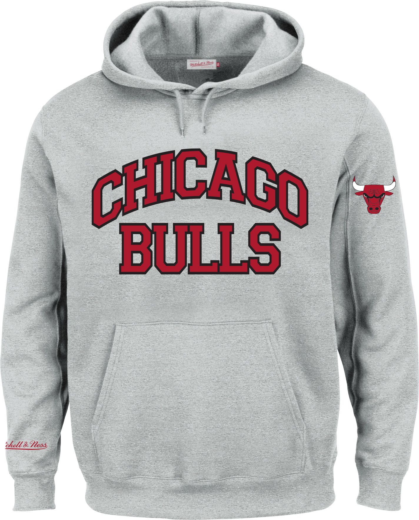 ウェア Mitchell & Ness Chicago Bulls Mitchell & Ness Men's Chicago Bulls Big & Tall Wordmark Hoodie