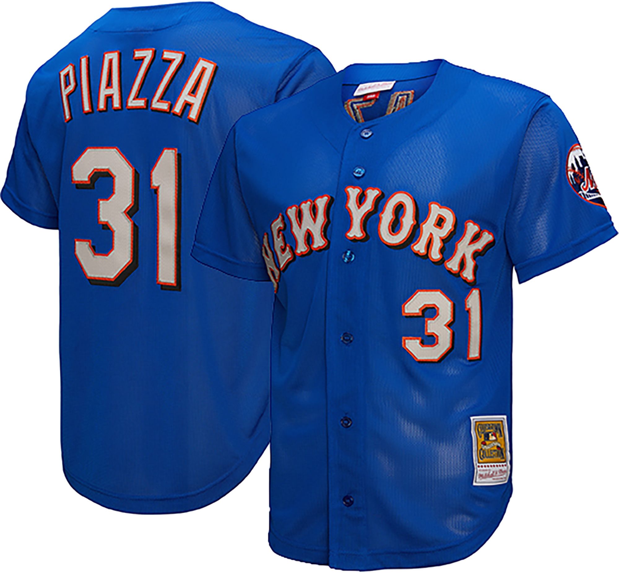 Mitchell & Ness Men's Mike Piazza #31 Royal Cooperstown Alternate