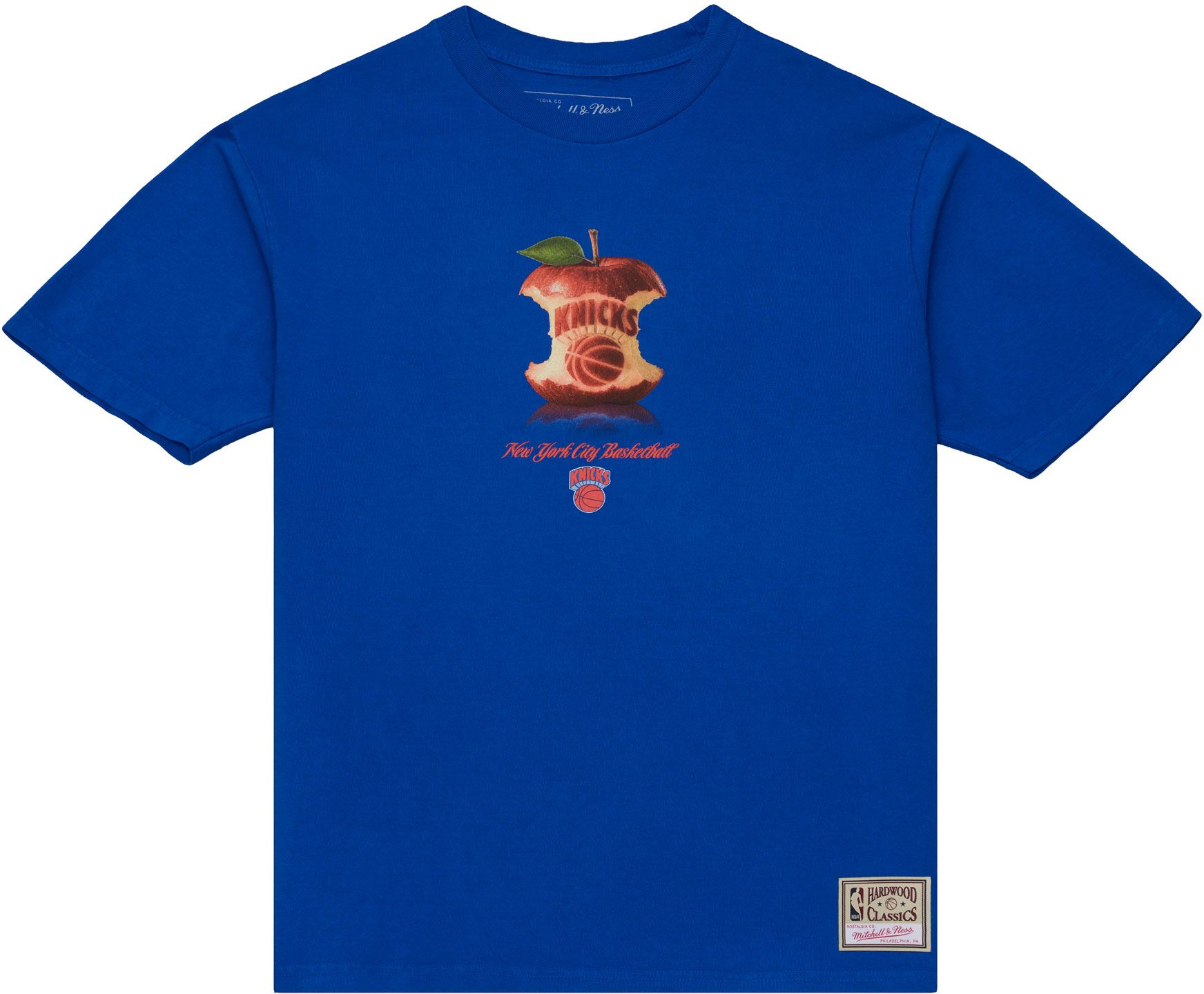 Mitchell & Ness Men's New York Knicks Royal Apple T-Shirt | Dick's