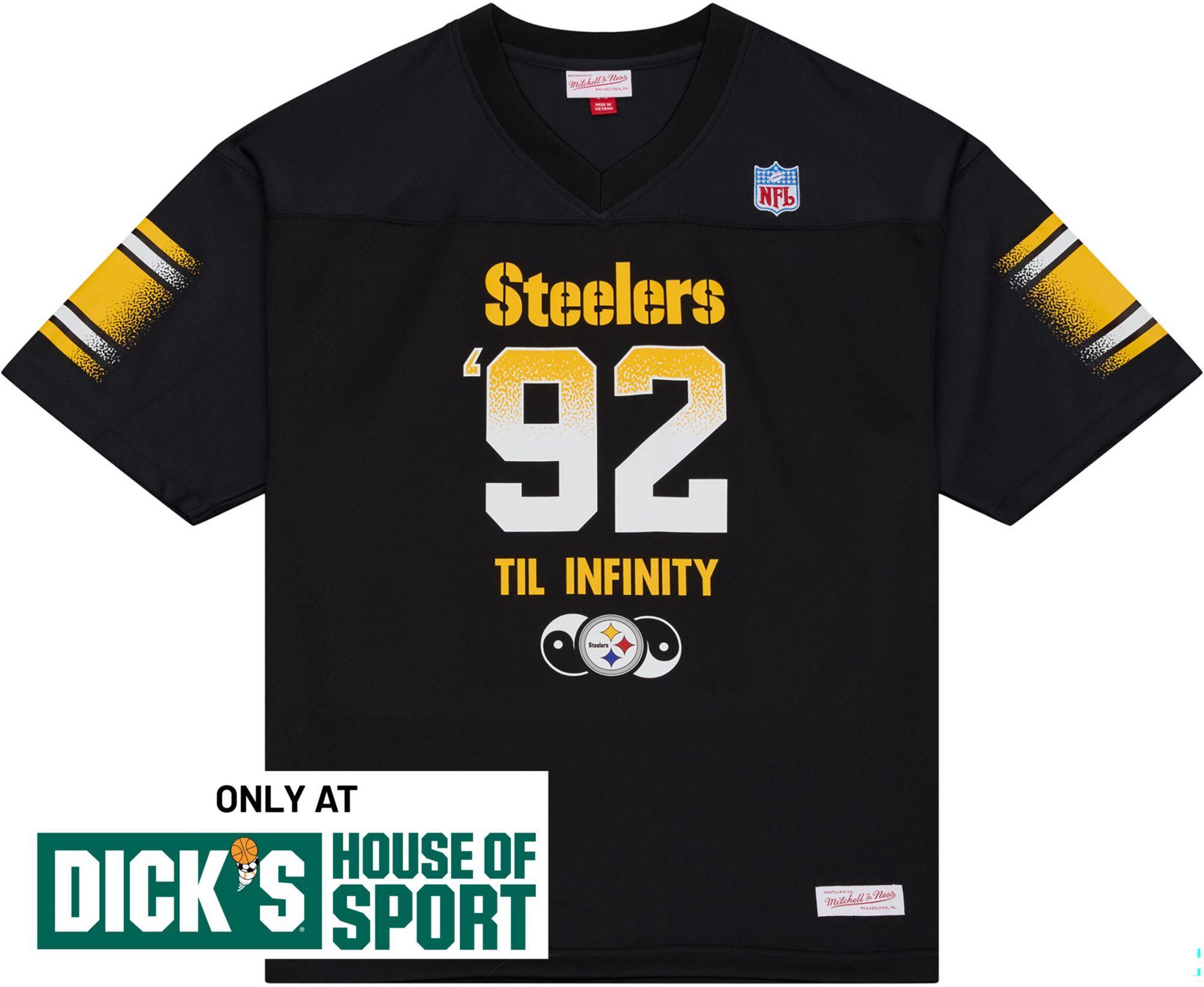 Mitchell & Ness Men's NFL Pittsburgh Steelers x Mac Miller Black