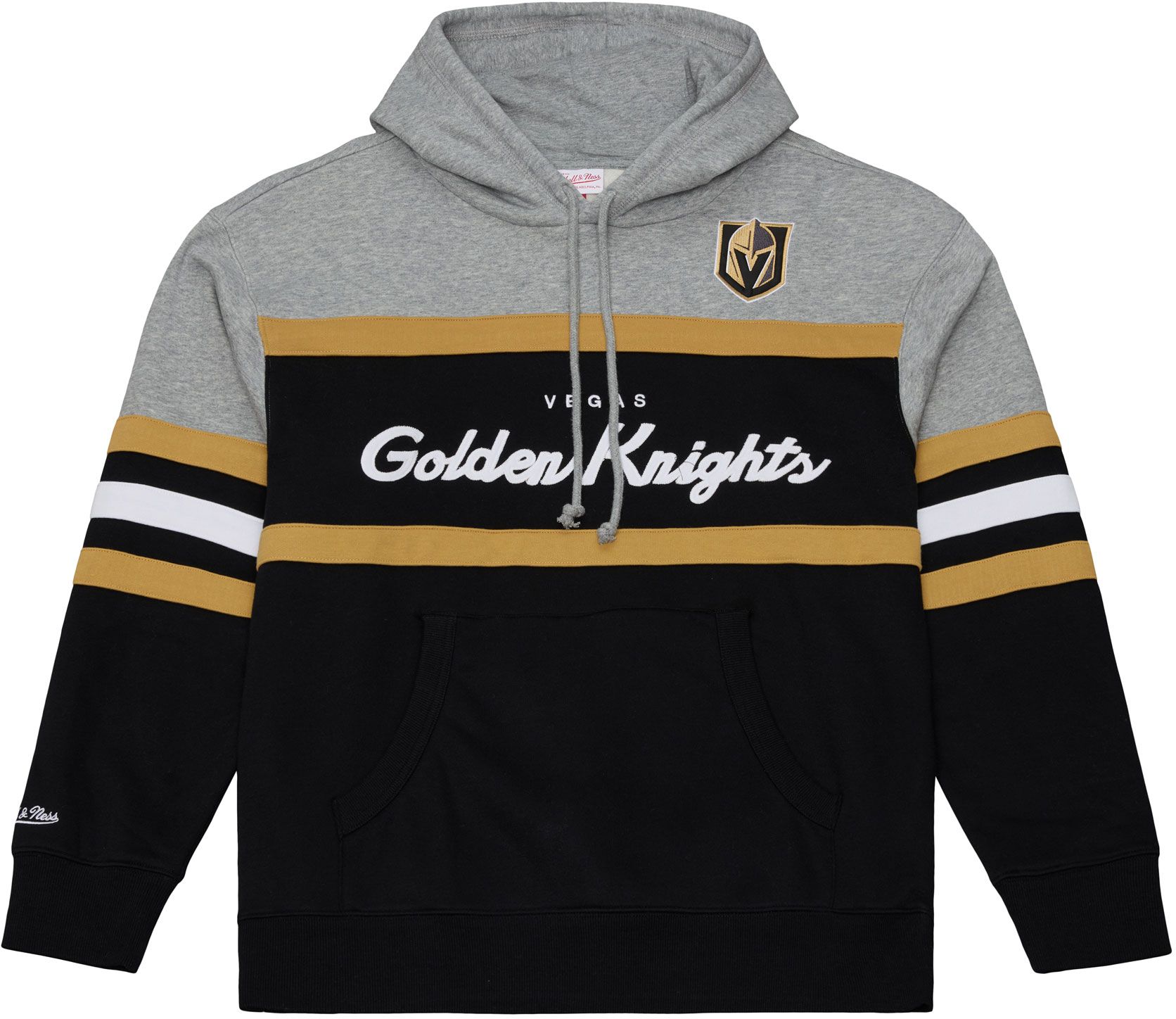 Mitchell & Ness Men's Vegas Golden Knights Grey and Black Head