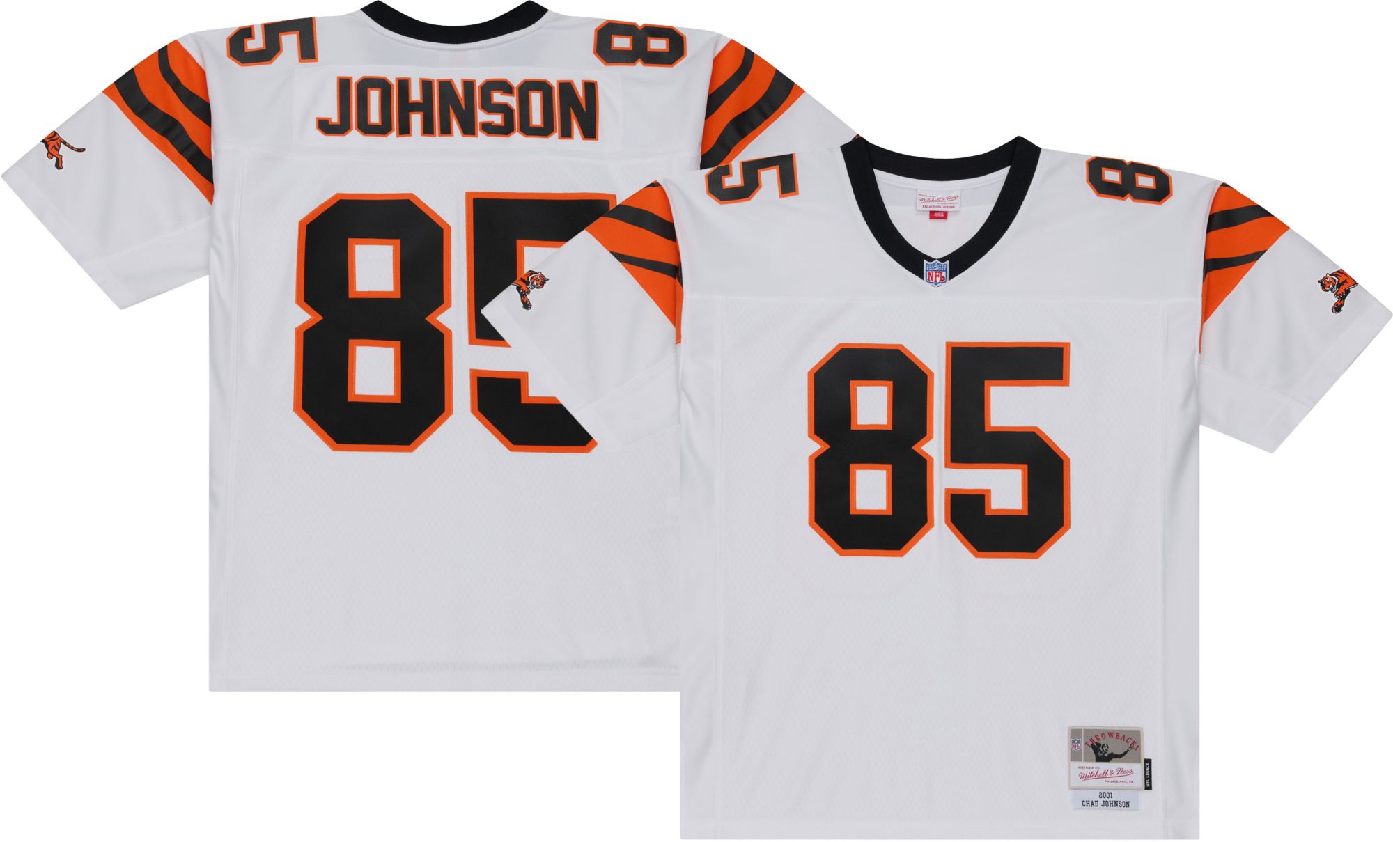 Mitchell & Ness Men's Cincinnati Bengals White Chad Johnson #85