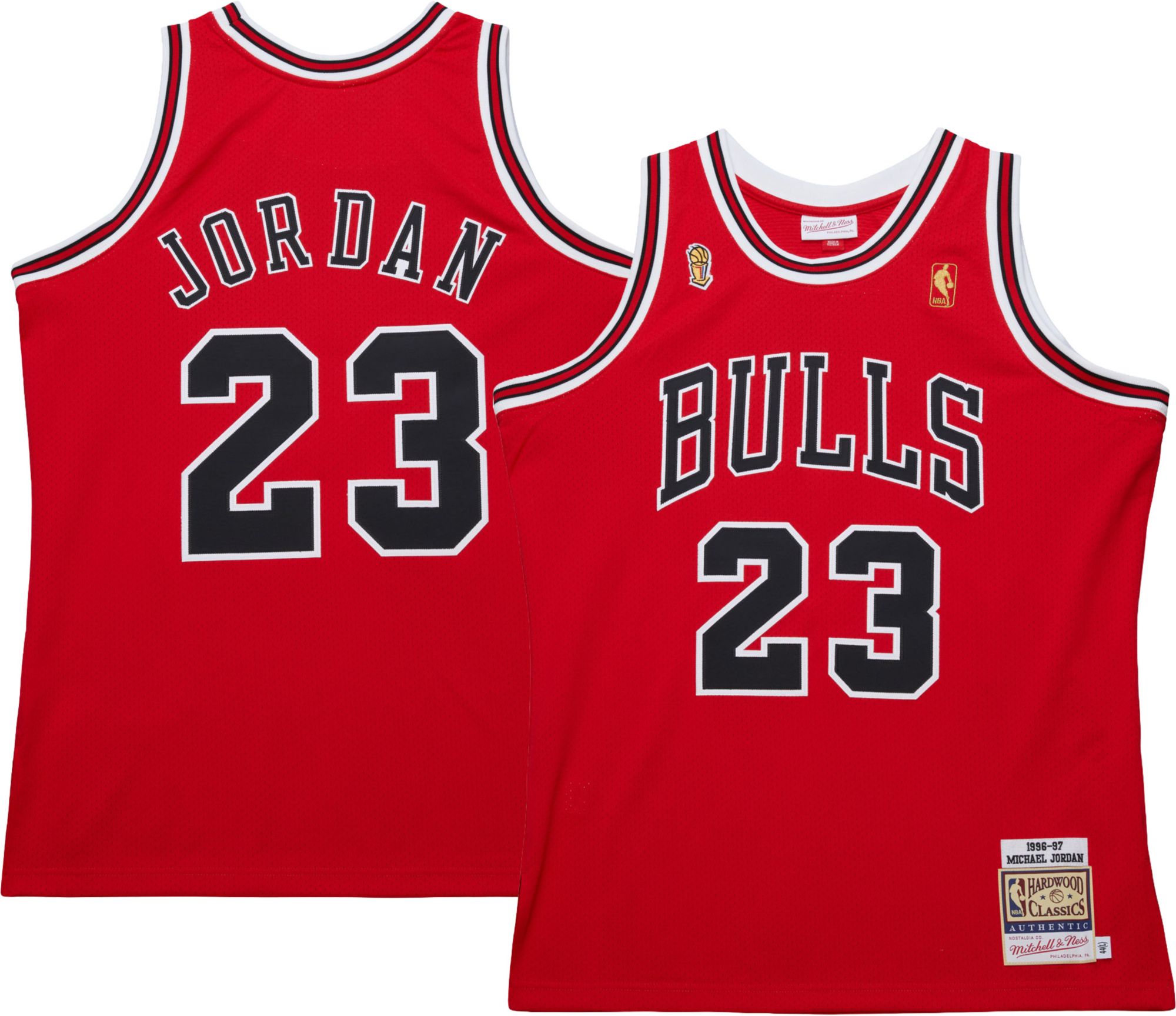 Mitchell & Ness Men's Chicago Bulls Red Michael Jordan #23 1996