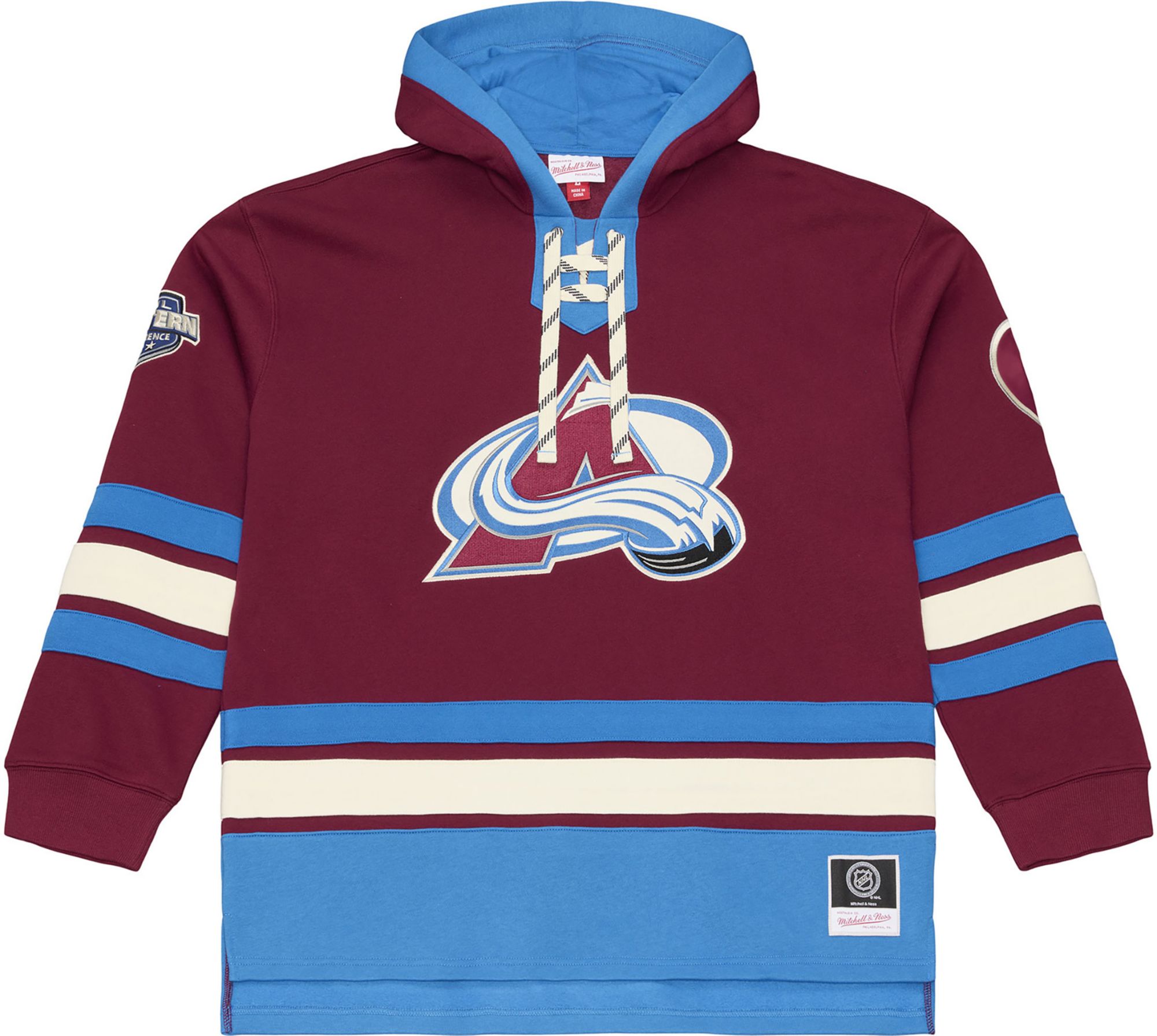 Mitchell & Ness Men's Colorado Avalanche Lace Up Hoodie | Dick's
