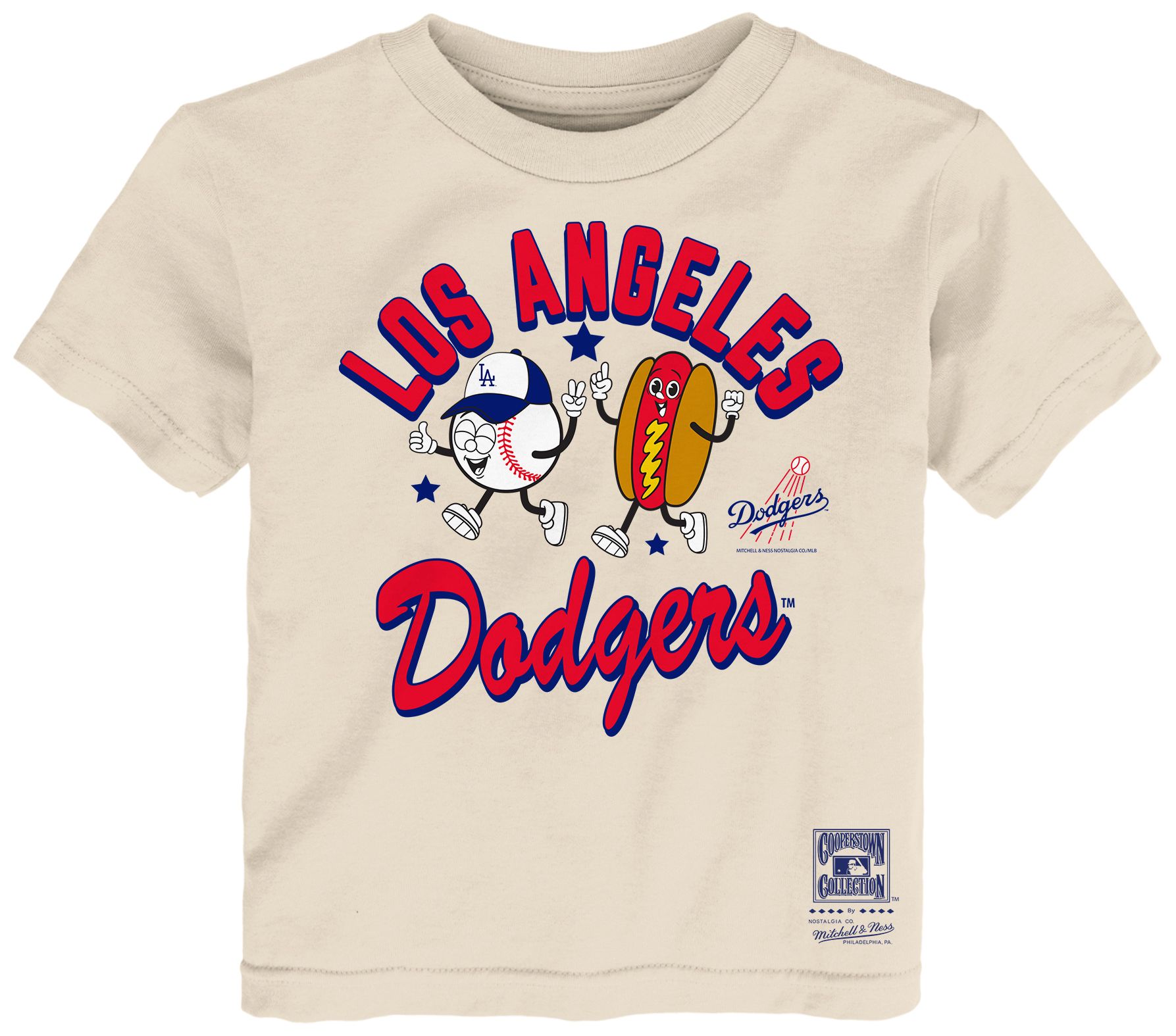 Mitchell & Ness Toddler Los Angeles Dodgers Tan Snack T-Shirt