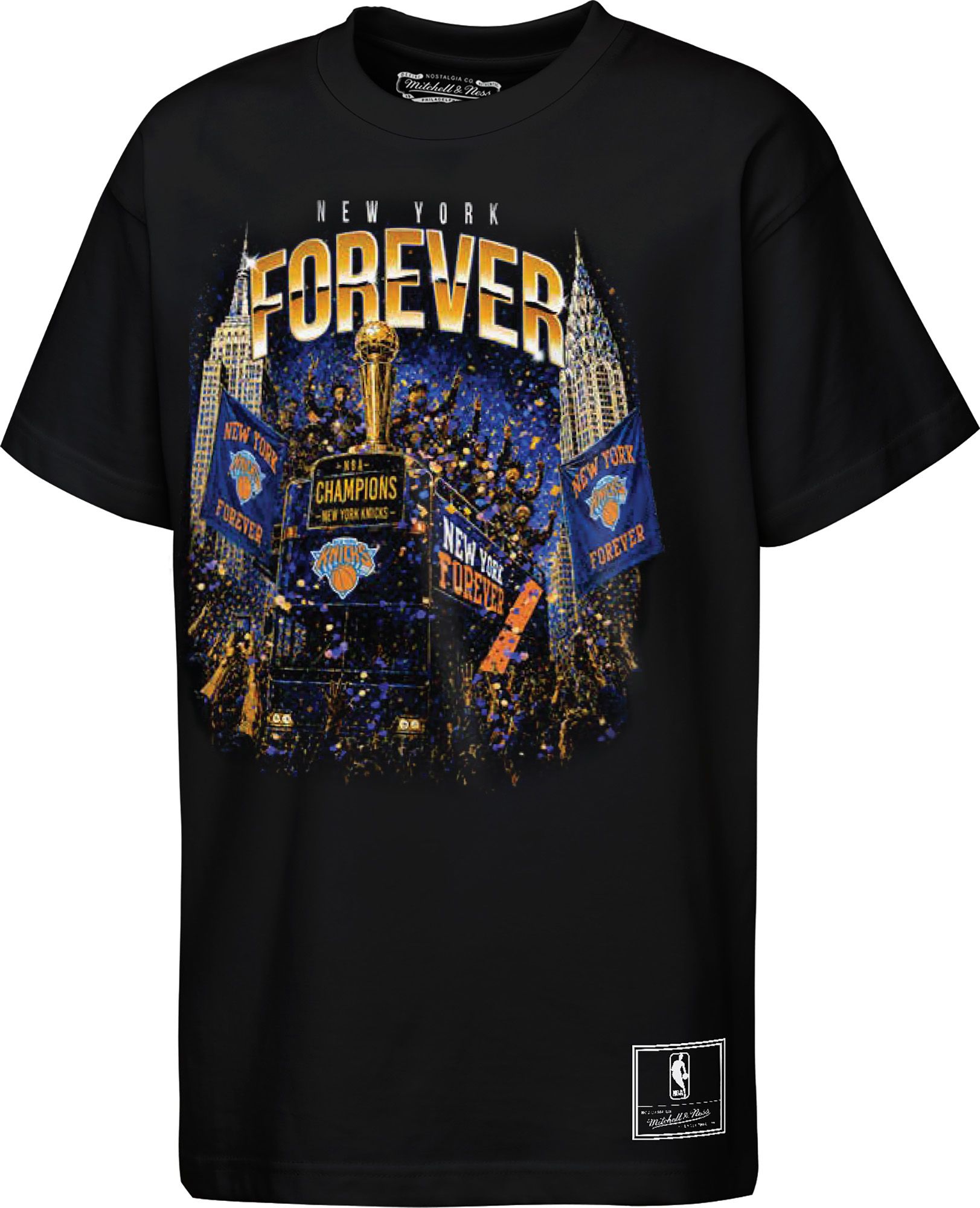 Mitchell & Ness Youth 2026 NBA Champions New York Knicks Parade T