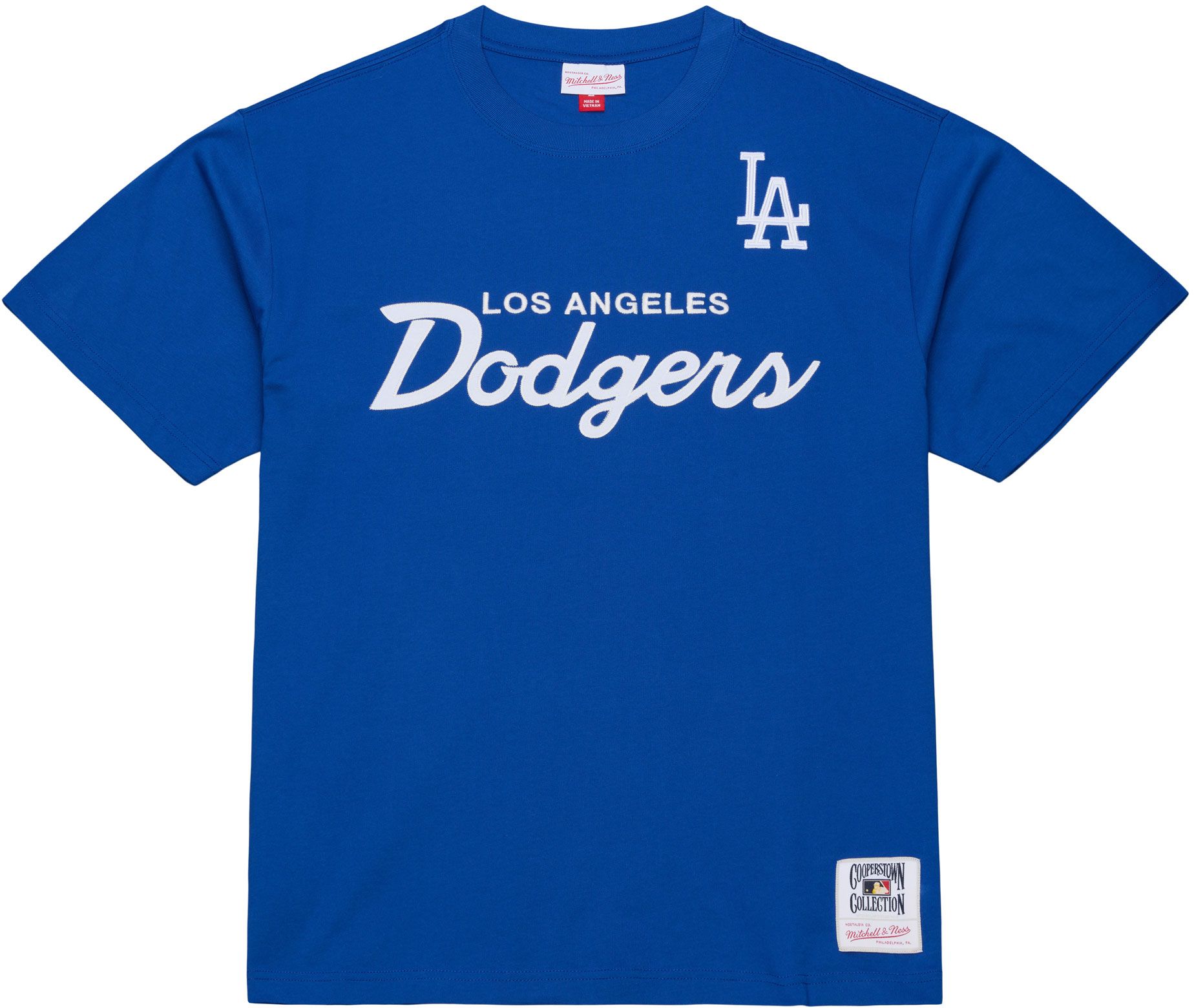 Mitchell & Ness Men's Los Angeles Dodgers Royal Head Coach T-Shirt