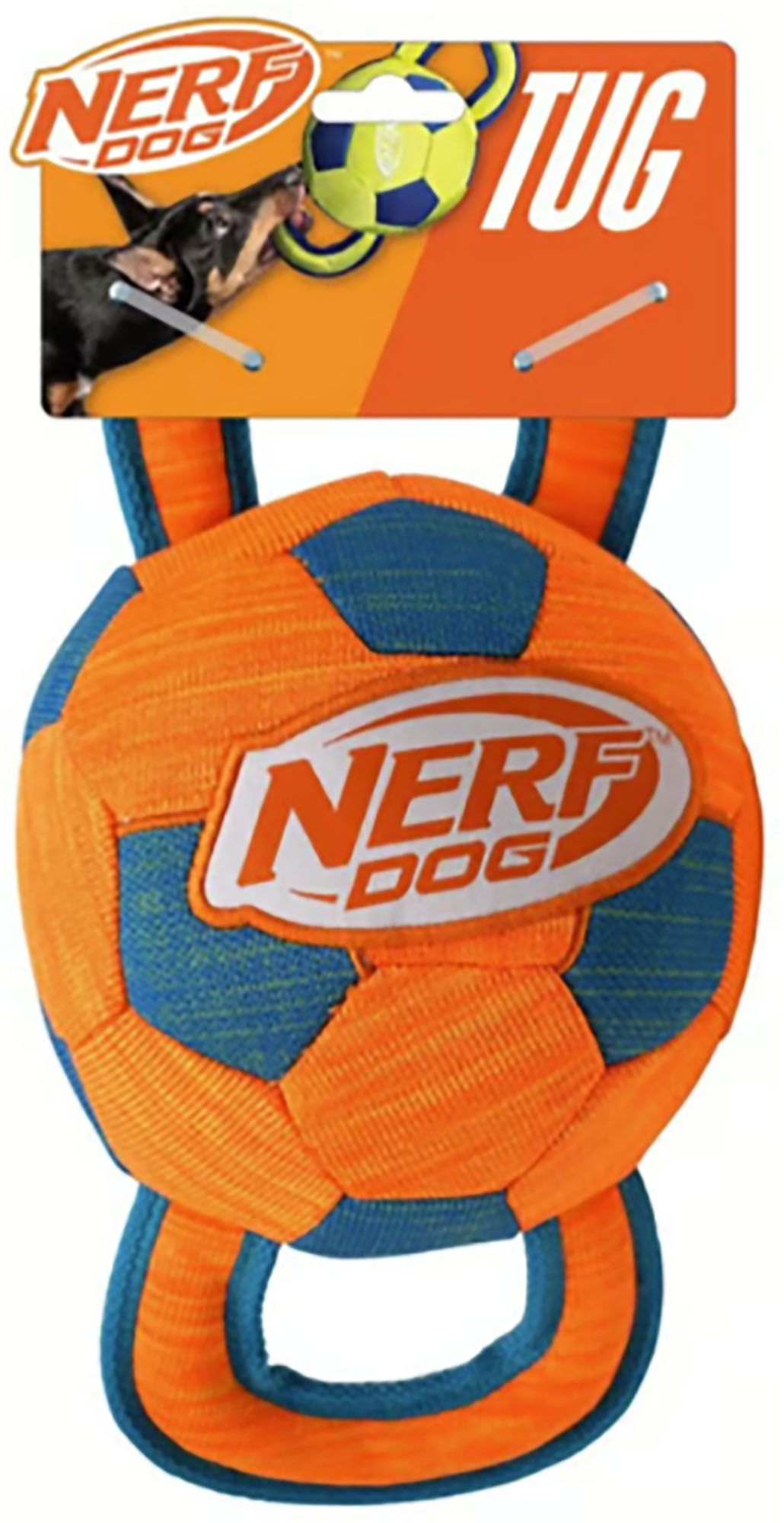 Nerf Dog X-Weave Squeak & Crunch Soccer Tug Dog Toy | Dick's