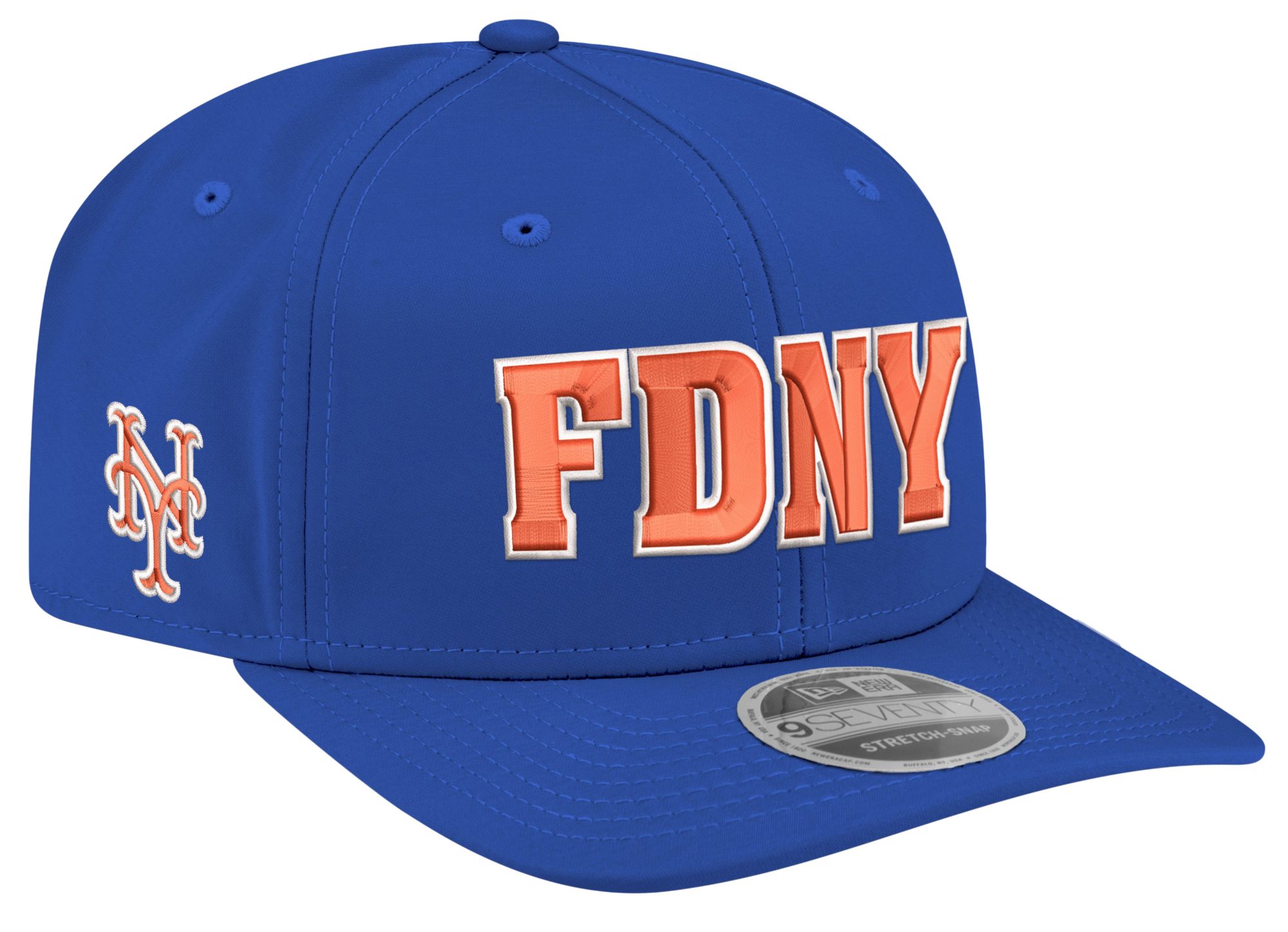 New Era Adult New York Mets Royal FDNY 9Seventy Adjustable Hat