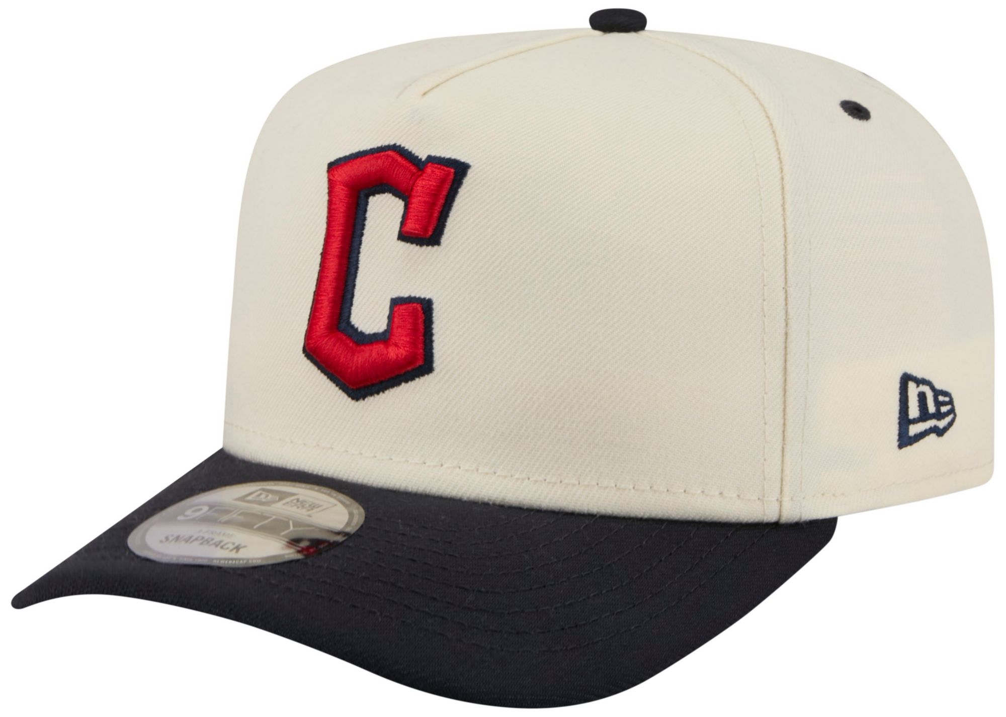 New Era Adult Cleveland Guardians Cream Rear Hit A-Frame 9Fifty