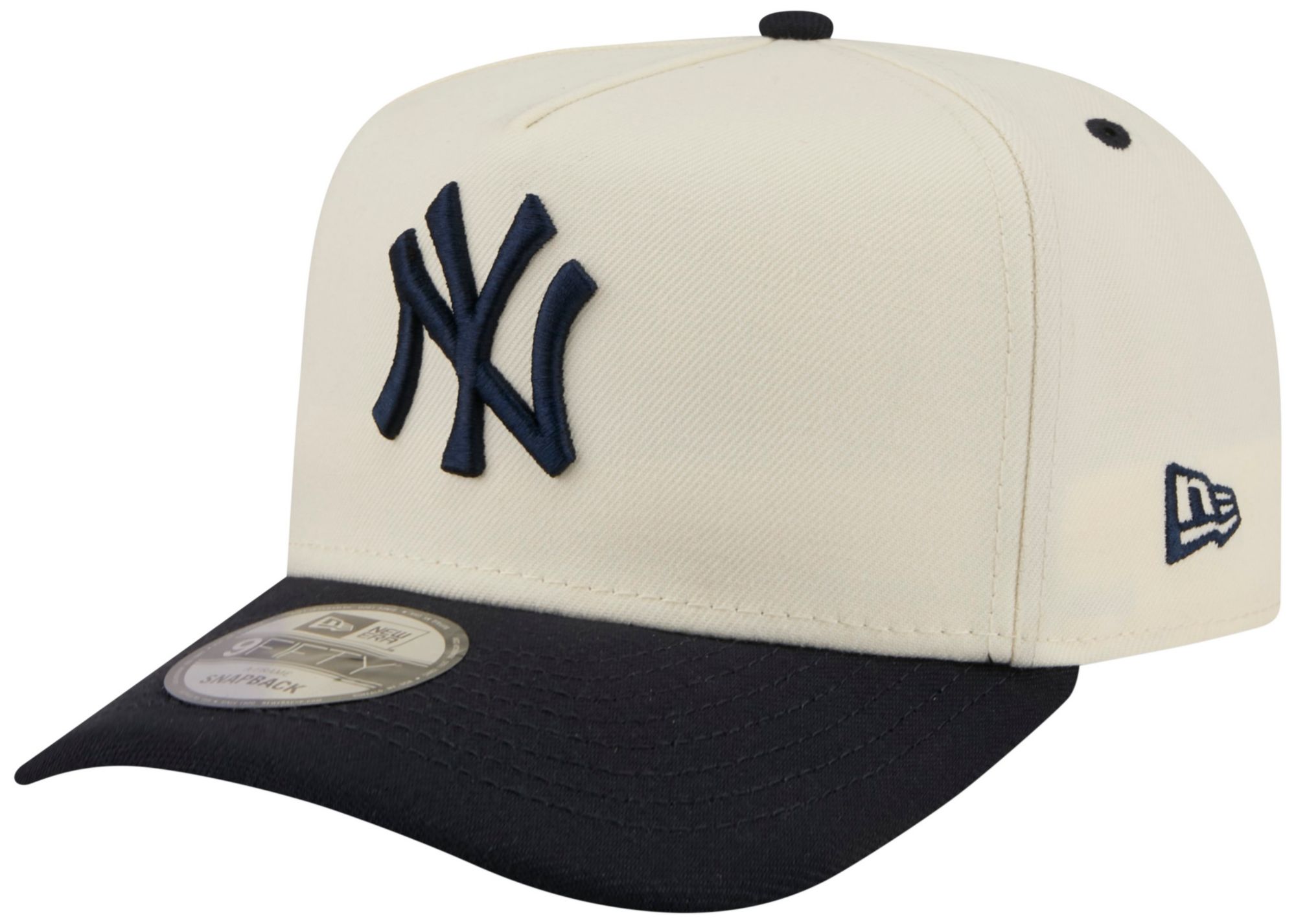 New Era Adult New York Yankees Cream Rear Hit A-Frame 9Fifty