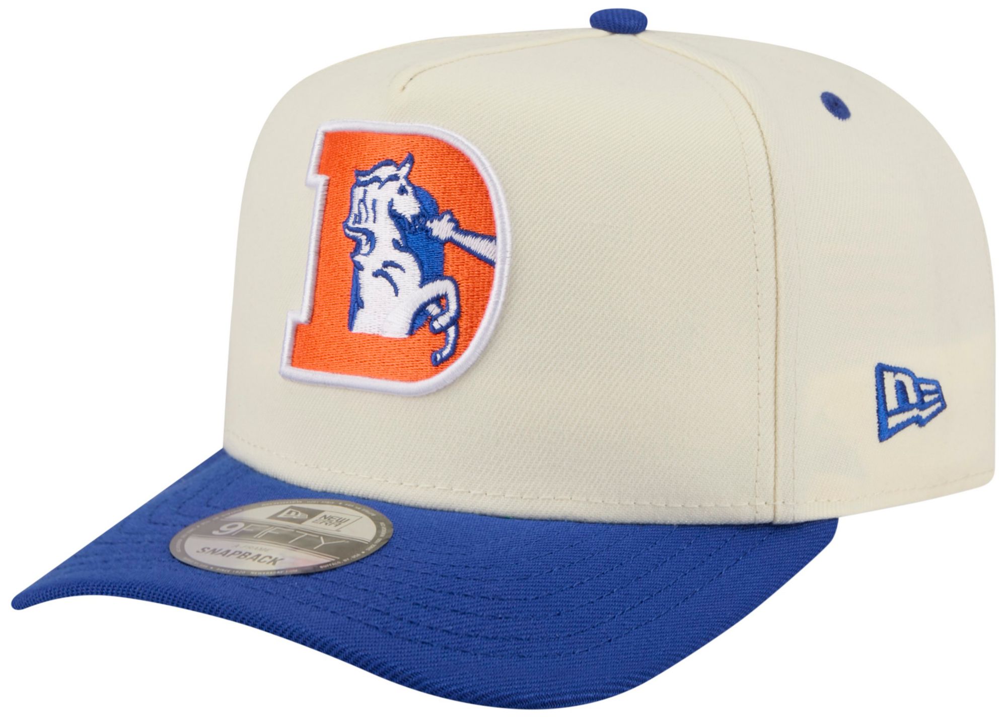 New Era Adult Denver Broncos Medium Blue Rear Hit A-Frame 9Fifty