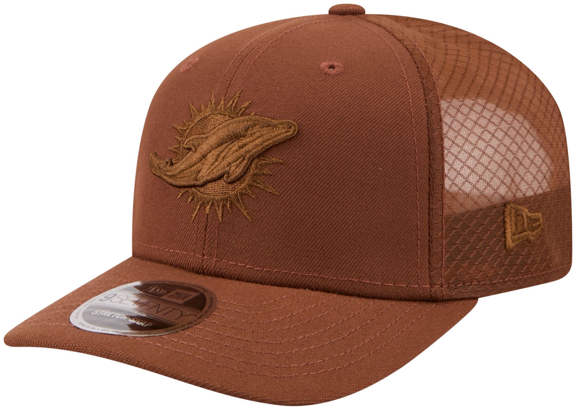 New Era Adult Miami Dolphins Brown Color Pack 9Seventy Adjustable