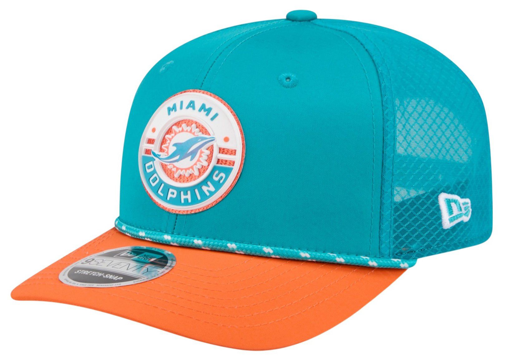 New Era Adult Miami Dolphins Turquoise Game 9Seventy Adjustable